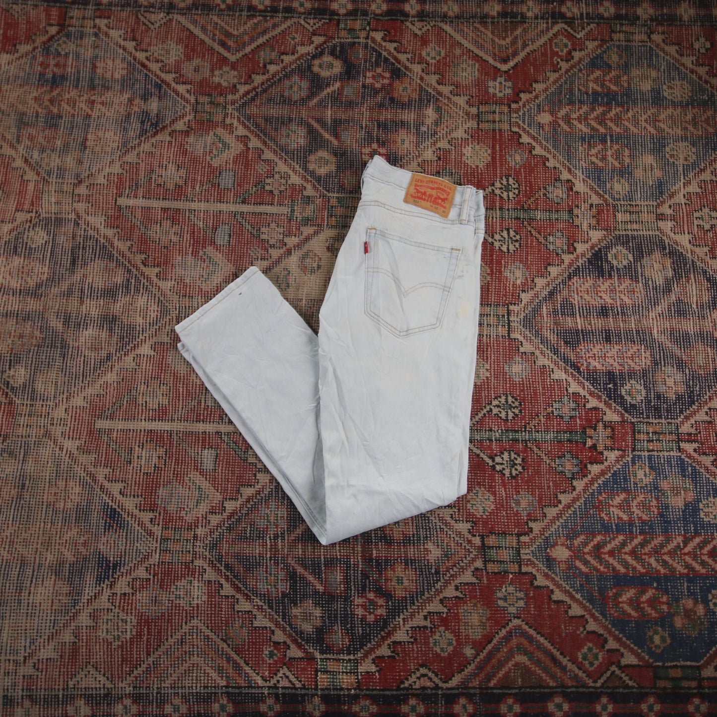 Levi's 511 W32 L30 Slim Fit White Denim Jeans