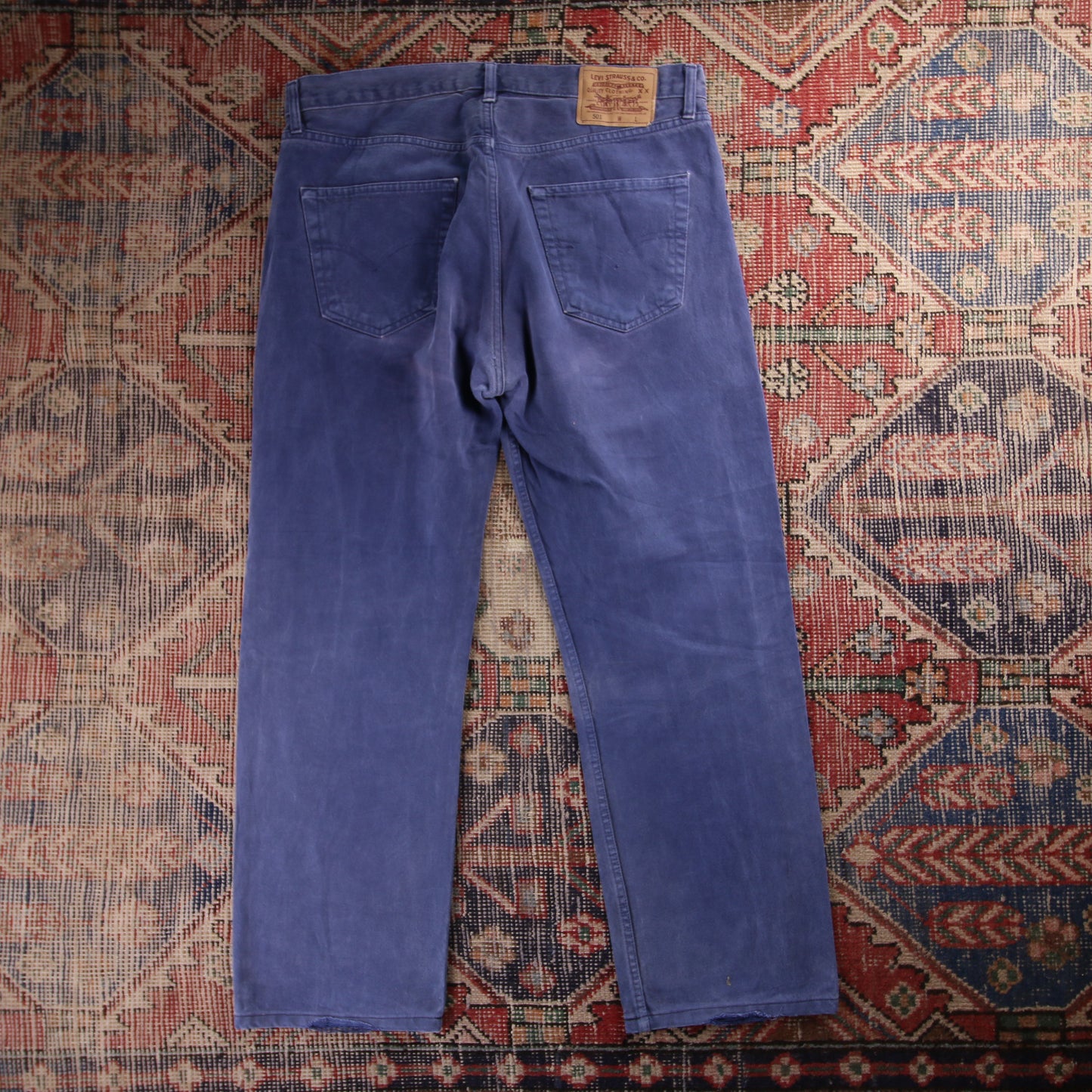 Levi's 501 W34 L27 Original Fit Blue Denim Jeans