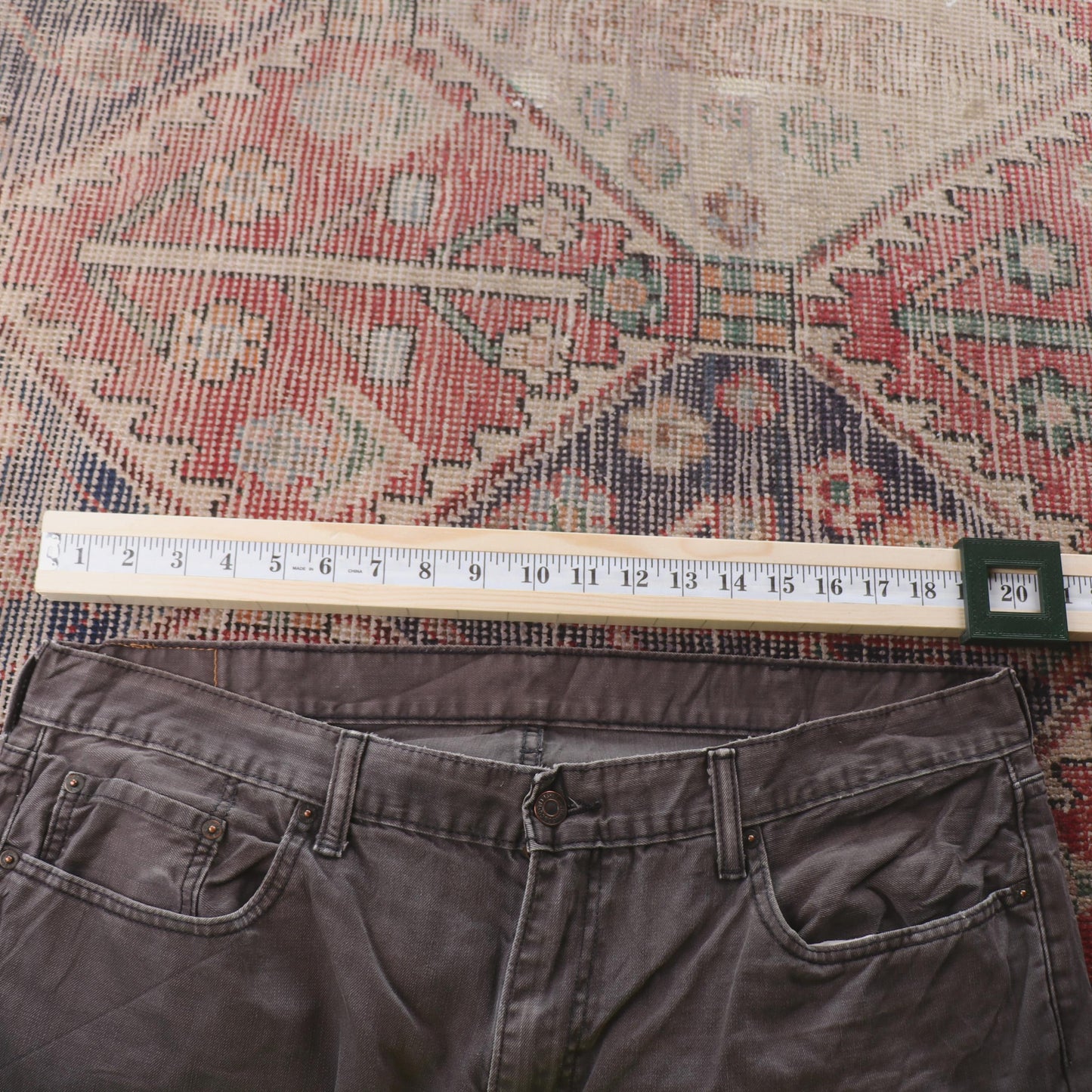 Levi's Red Tab W40 L24 Straight Leg Grey Denim Jeans