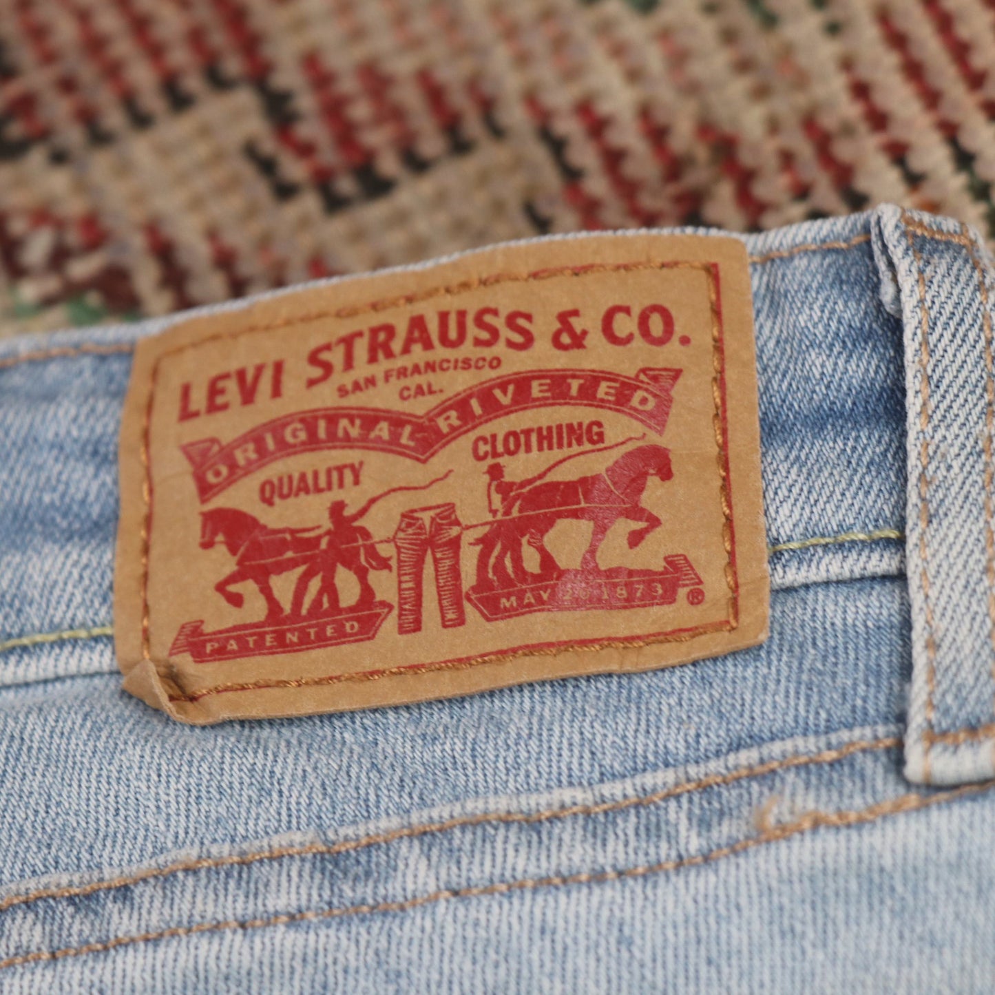 Levi's 711 W32 L35 Skinny Blue Denim Jeans