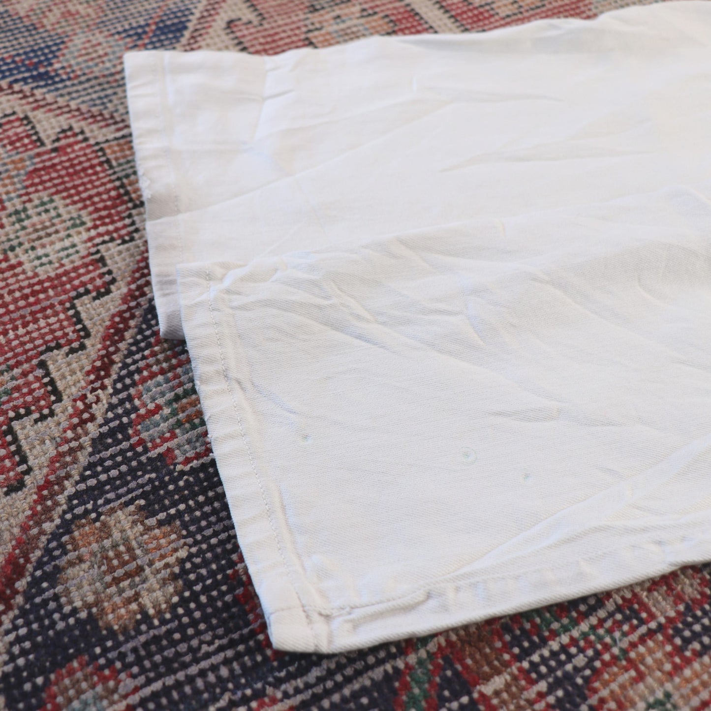 Levi's 505 W30 L30 Straight Leg Regular Fit White Denim Jeans