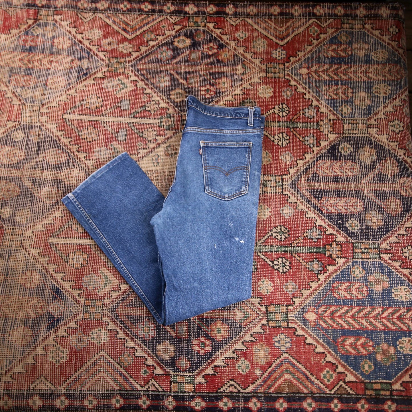 Levi's W36 L30 Bootcut Blue Denim Jeans