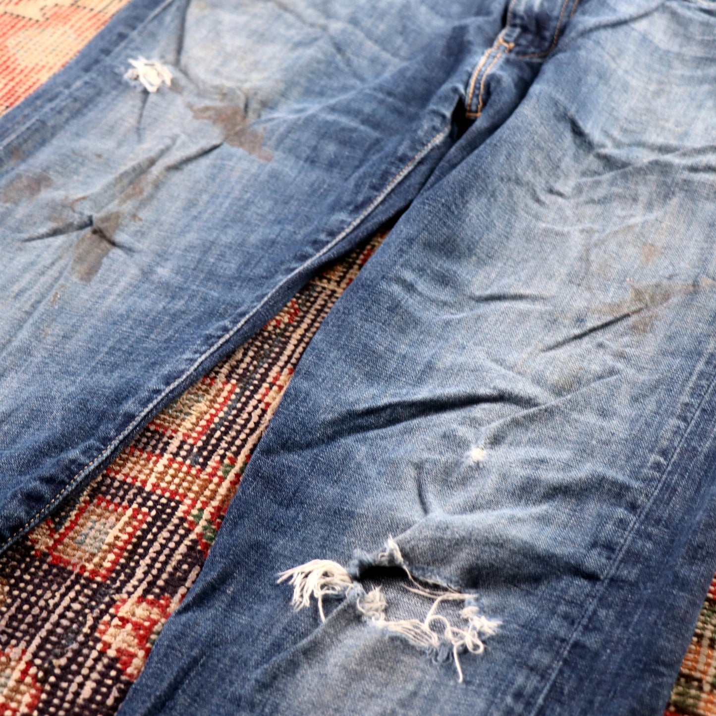 Levi's 508 Red Tab W32 L34 Tapered Leg Regular Fit Blue Denim Jeans