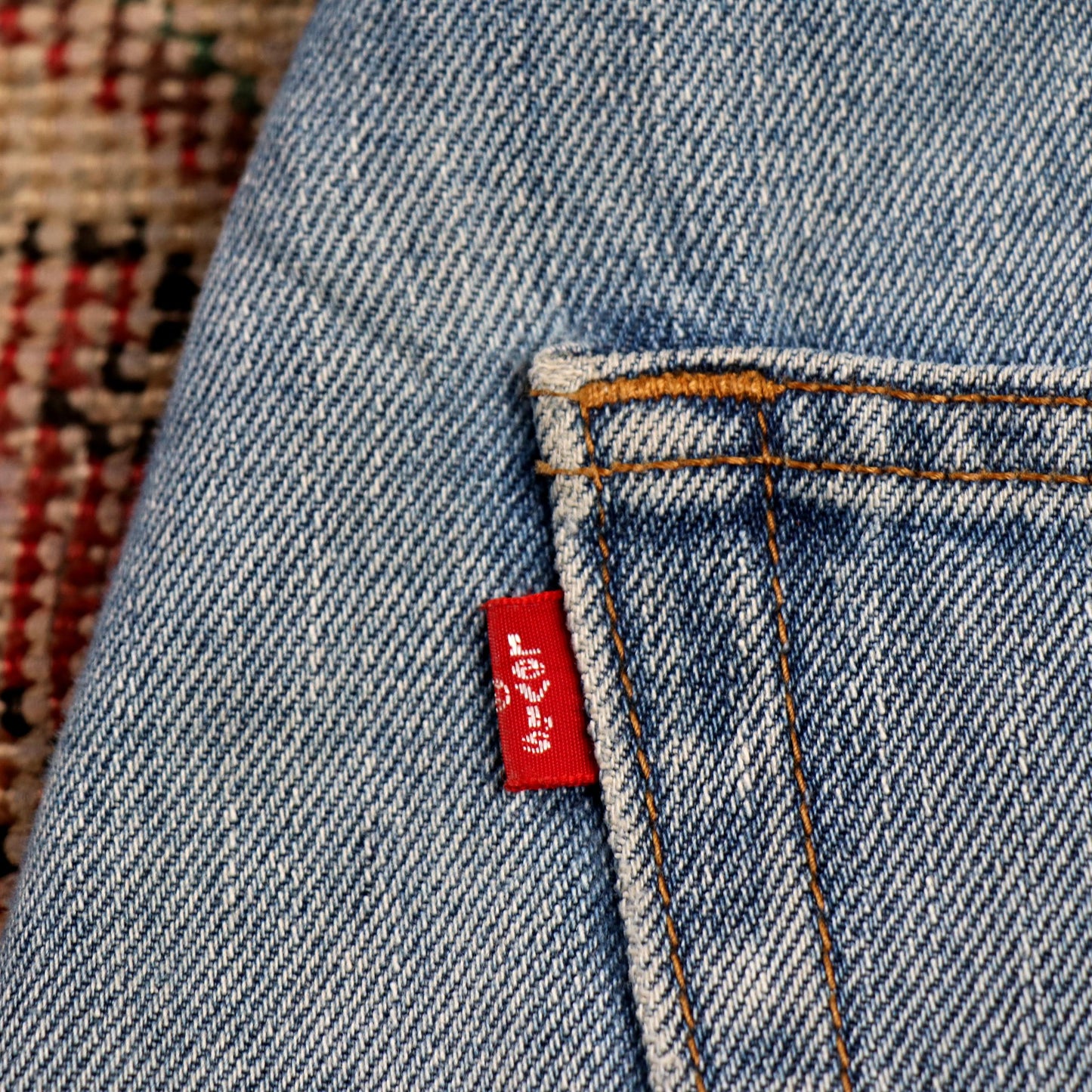 Levi's W40 L32 Tapered Leg Relaxed Fit Blue Denim Jeans
