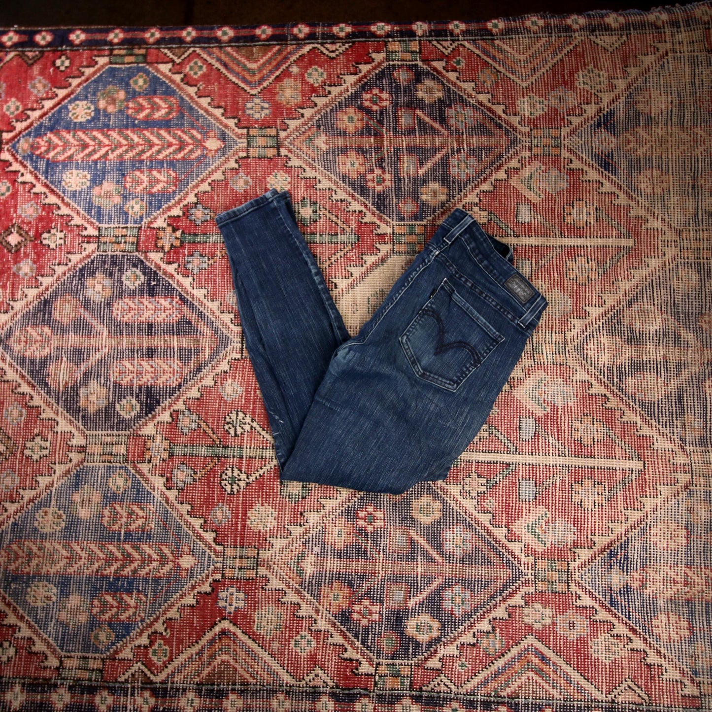 Levi's W32 L29 Skinny Blue Denim Jeans