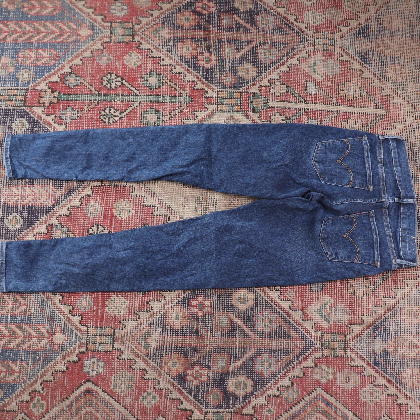 Levi's W24 L27 Skinny Blue Denim Jeans