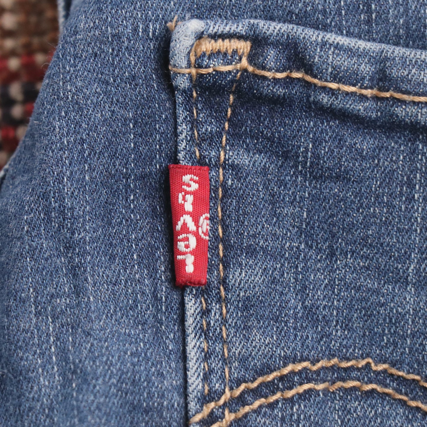 Levi's 720 W26 L26 Classic Ripped Style Blue Denim Jeans
