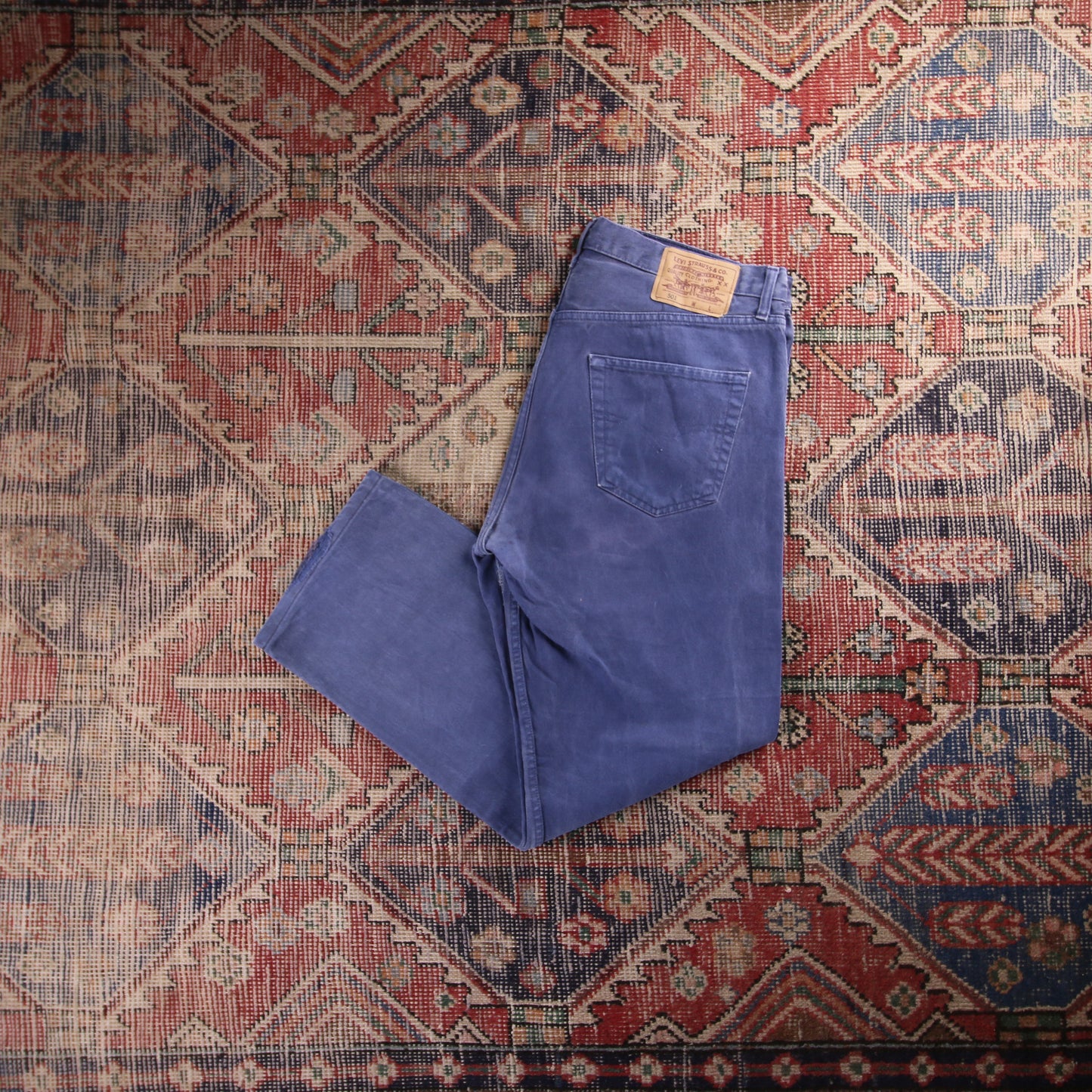 Levi's 501 W34 L27 Original Fit Blue Denim Jeans