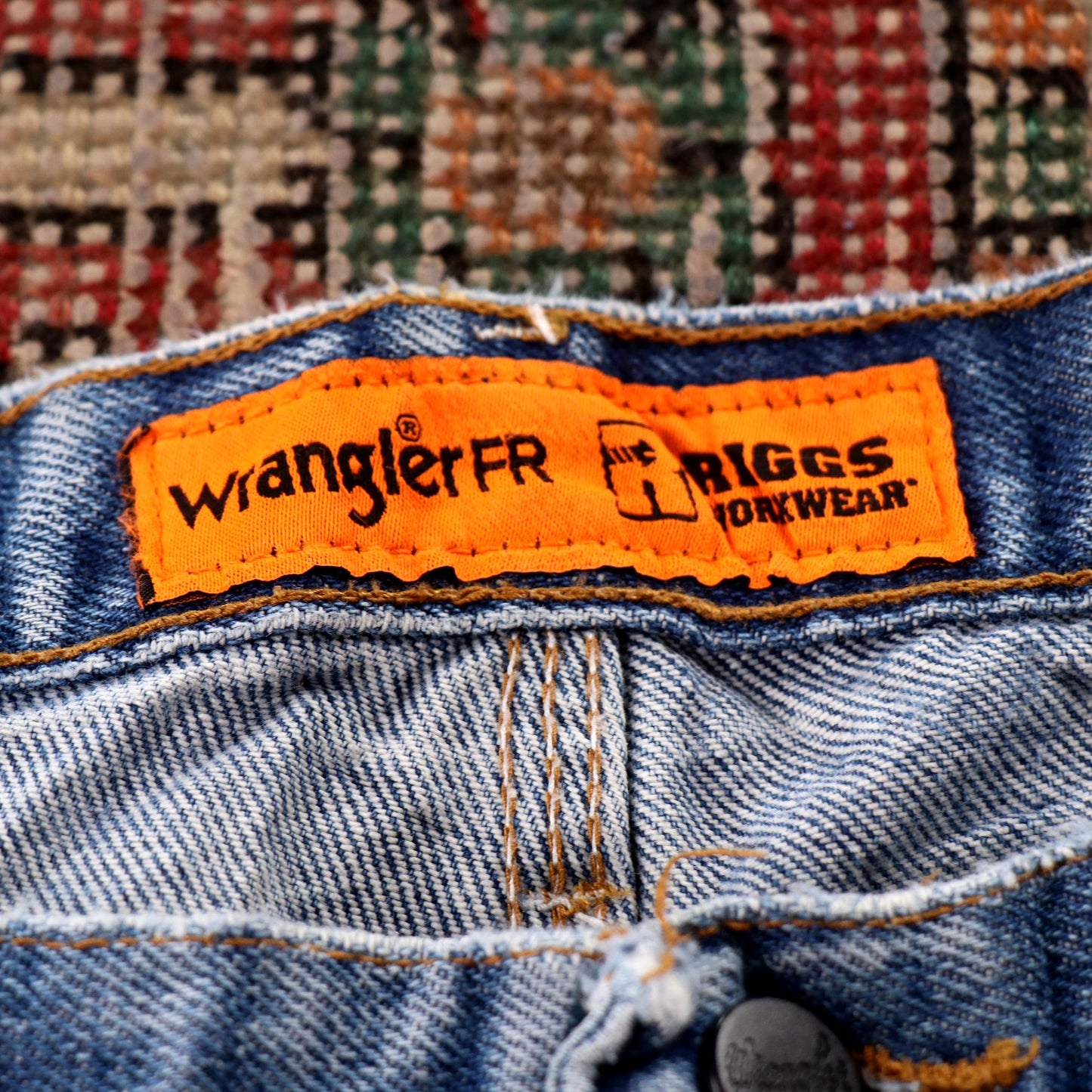 Wrangler W36 L30 Straight Blue Denim Jeans
