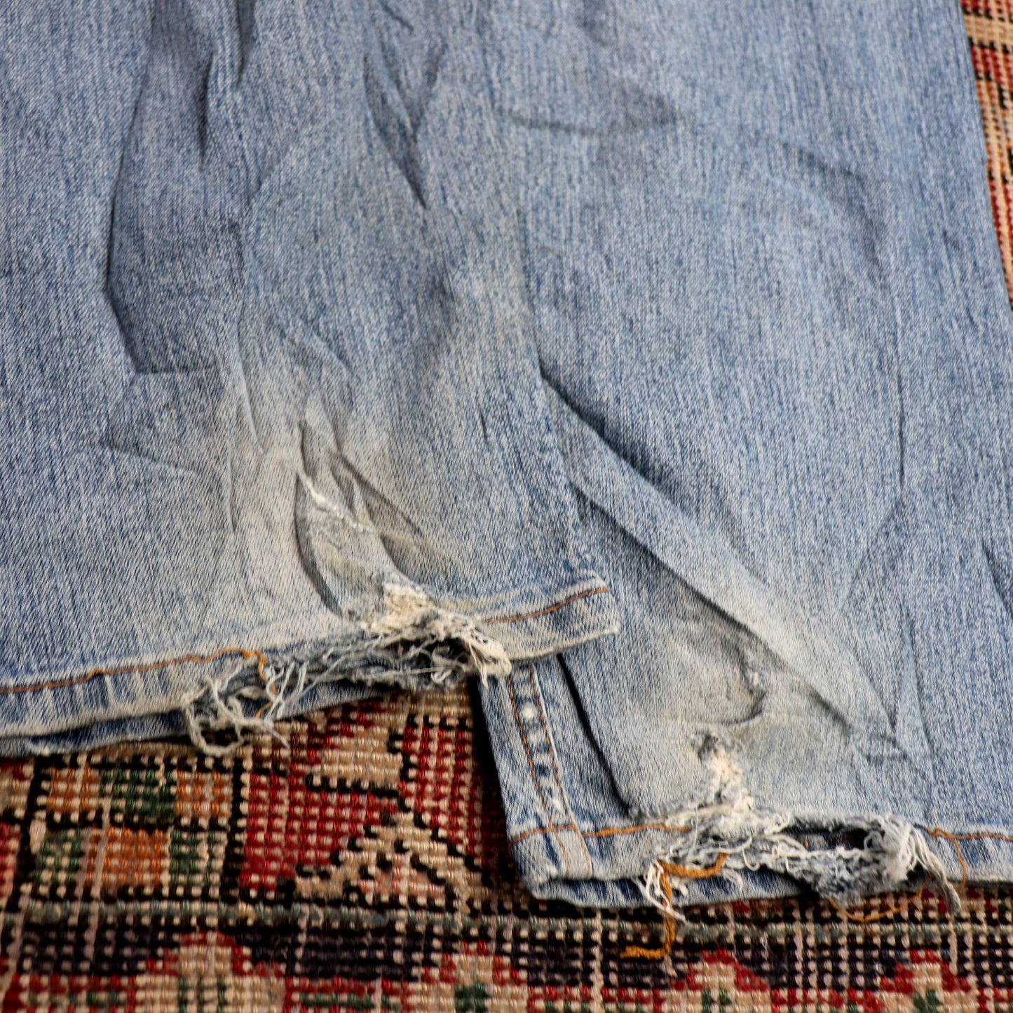 Levi's 505 W36 L31 Straight Leg Regular Fit Blue Denim Jeans
