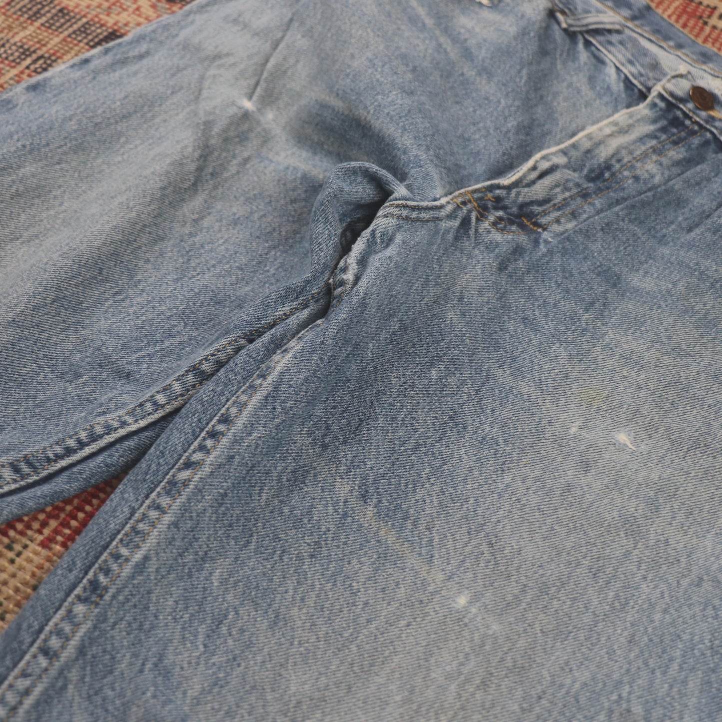 Lee W32 L33 Straight Leg Relaxed Fit Blue Denim Jeans
