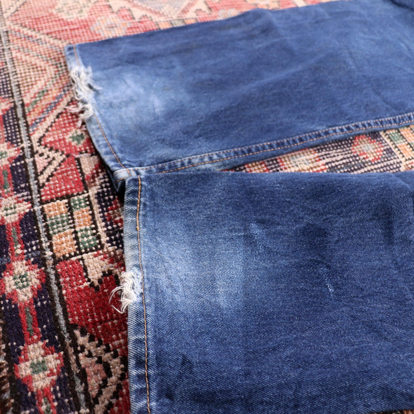 Levi's 505 W40 L30 Straight Leg Regular Fit Blue Denim Jeans
