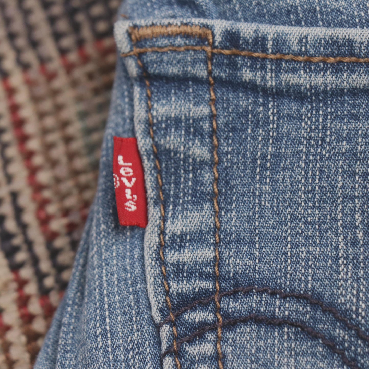 Levi's 512 W26 L30 Tapered Leg Slim Fit Blue Denim Jeans