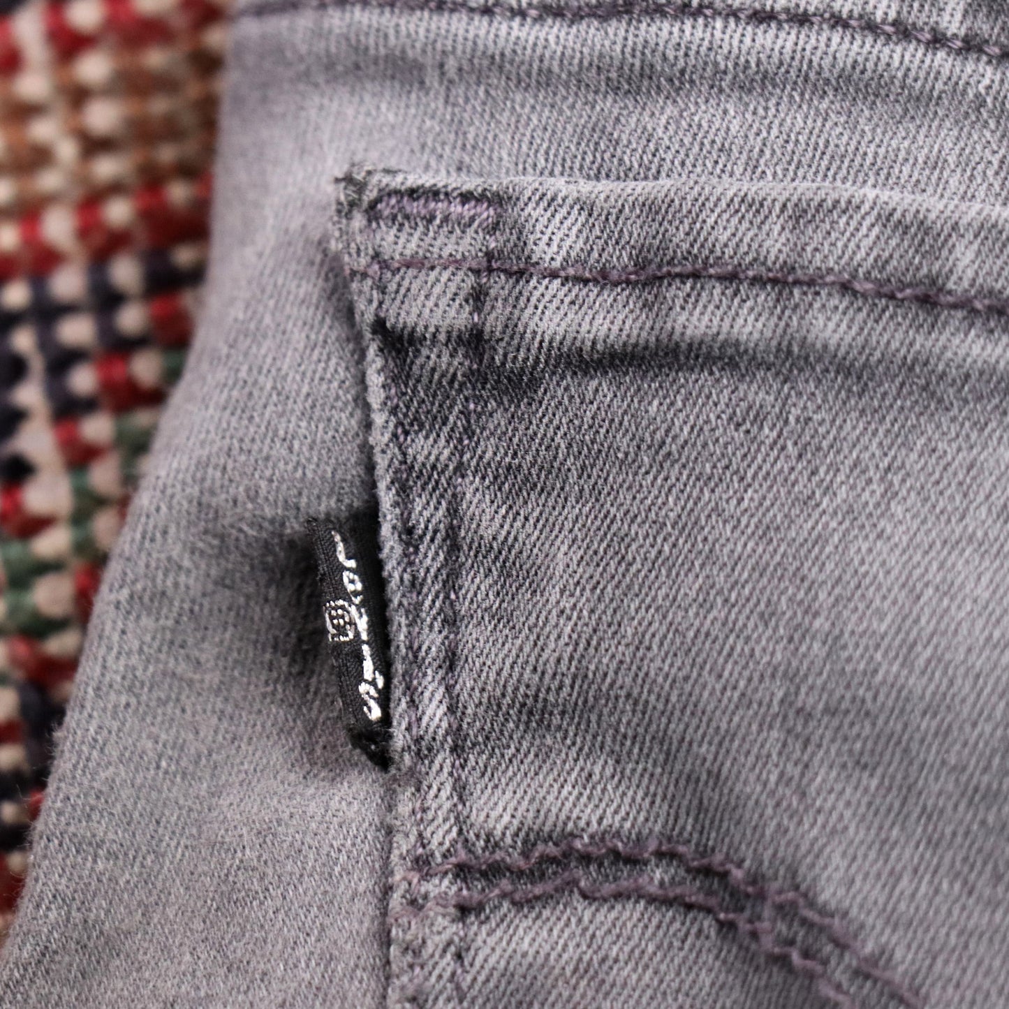 Levi's 710 W24 L29 Skinny Grey Denim Jeans