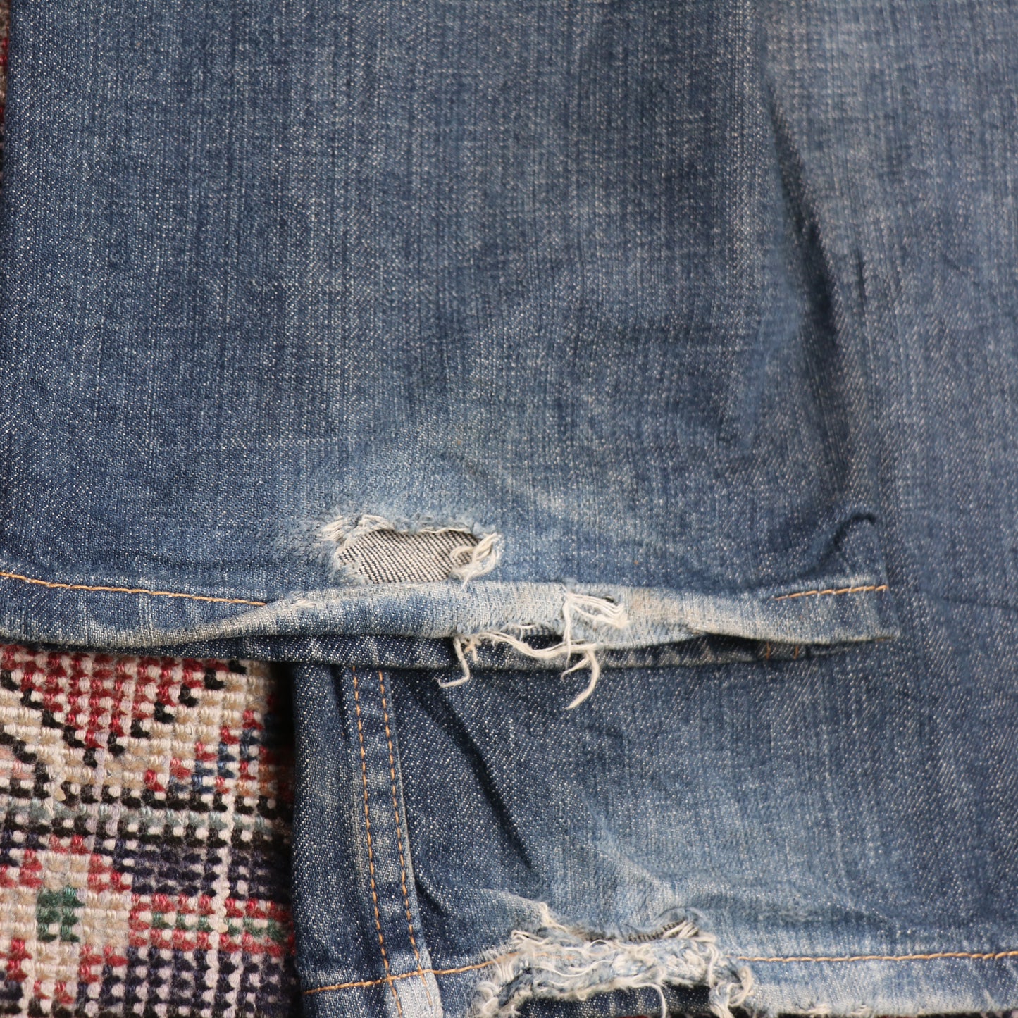 Levi's 505 W38 L34 Straight Leg Regular Fit Blue Denim Jeans