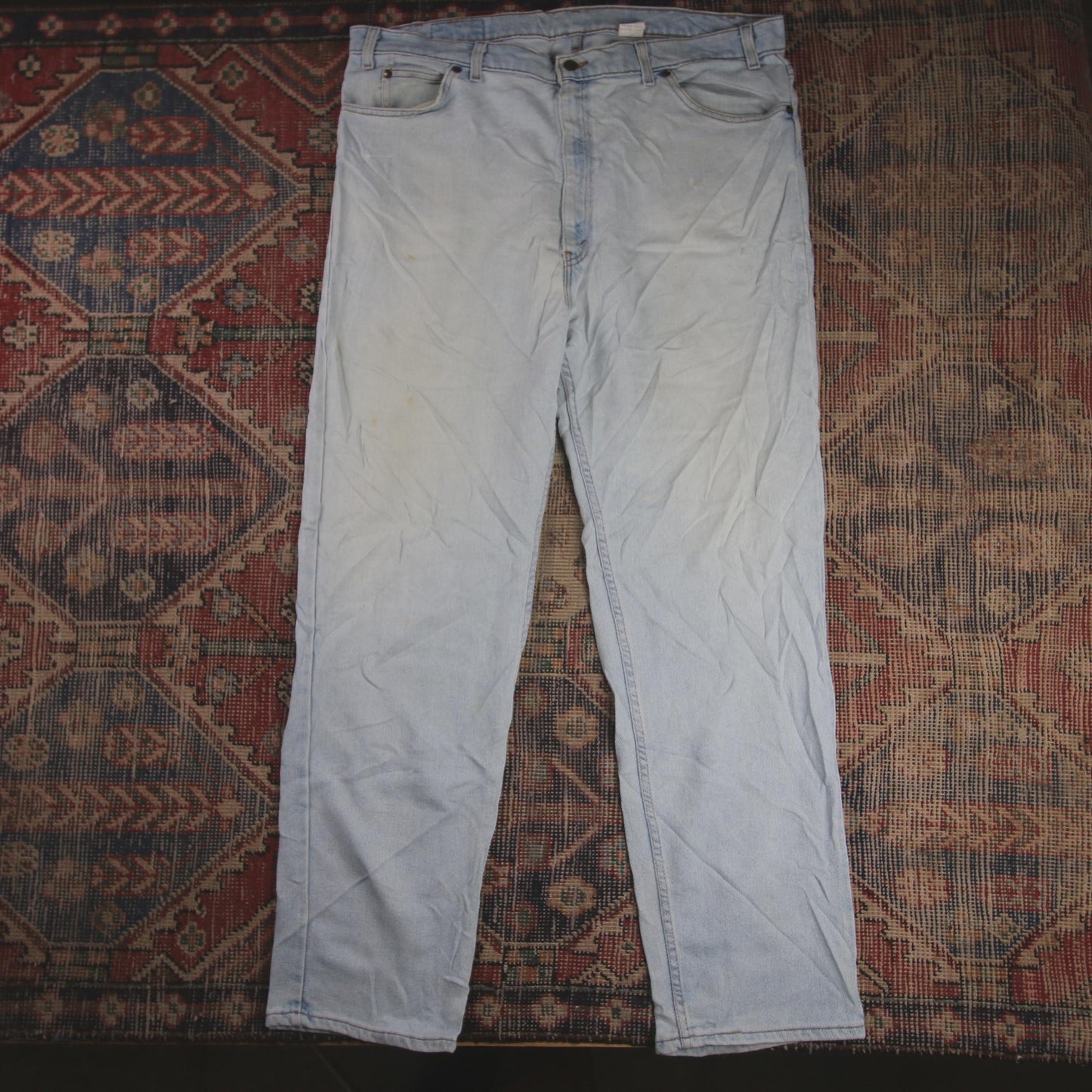 Levi's Orange Tab W40 L31 Tapered Leg Loose Fit Blue Denim Jeans