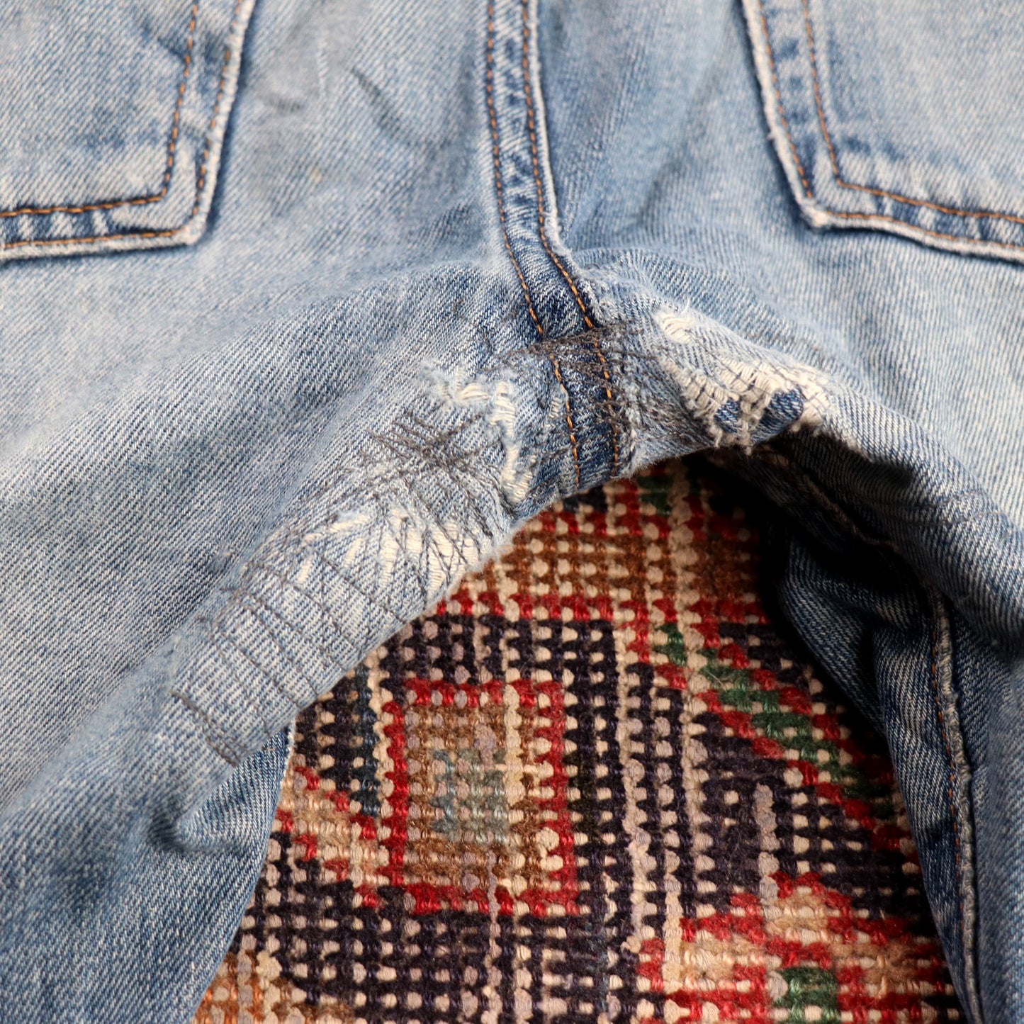 Levi's 510 W30 L30 Skinny Classic Ripped Style Blue Denim Jeans