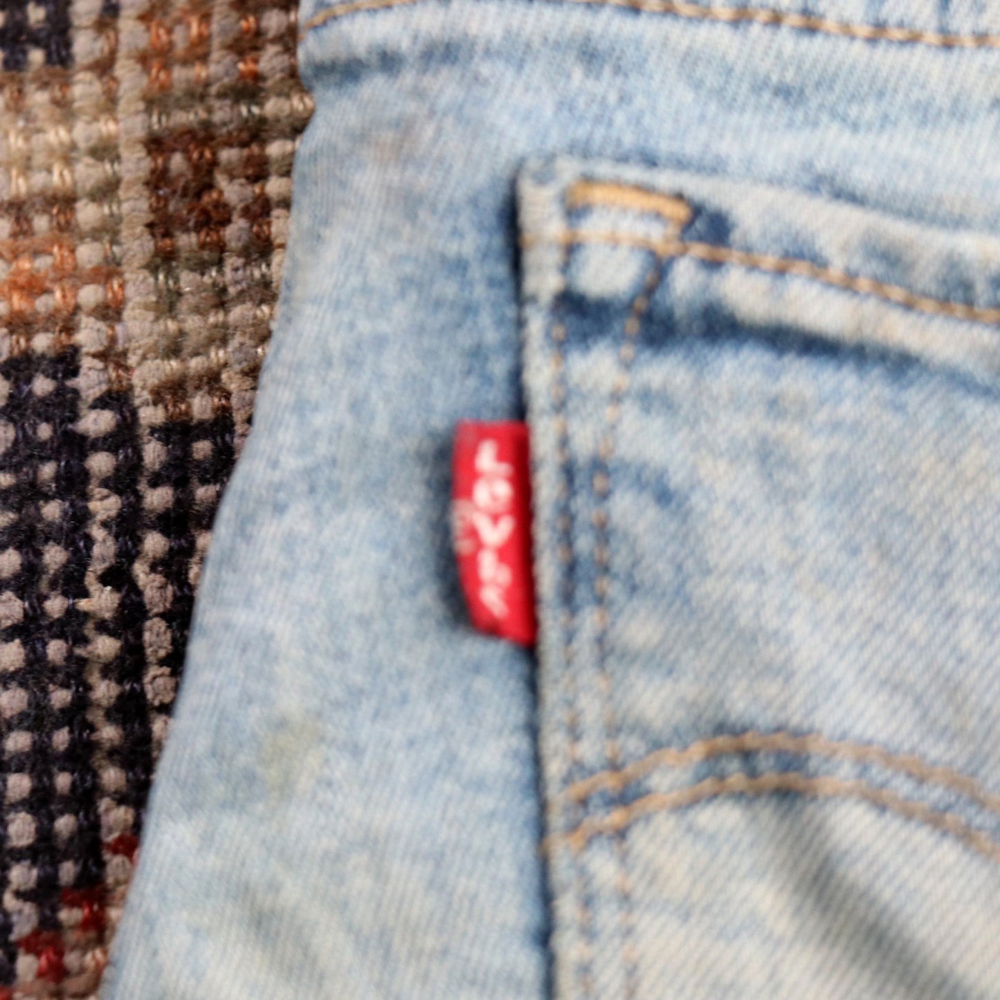Levi's 712 W26 L31 Straight Leg Blue Denim Jeans