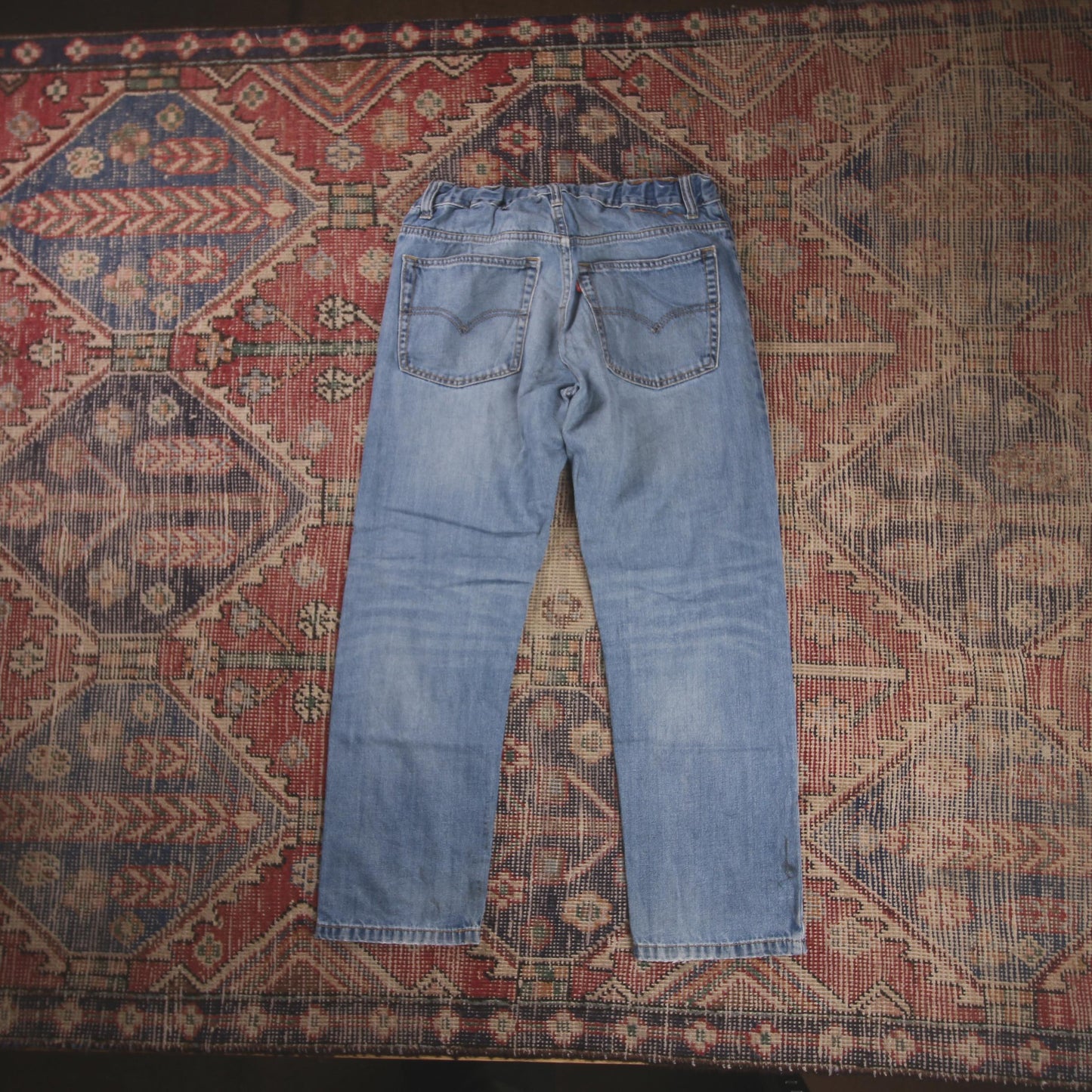 Levi's 505 W28 L25 Straight Leg Regular Fit Blue Denim Jeans