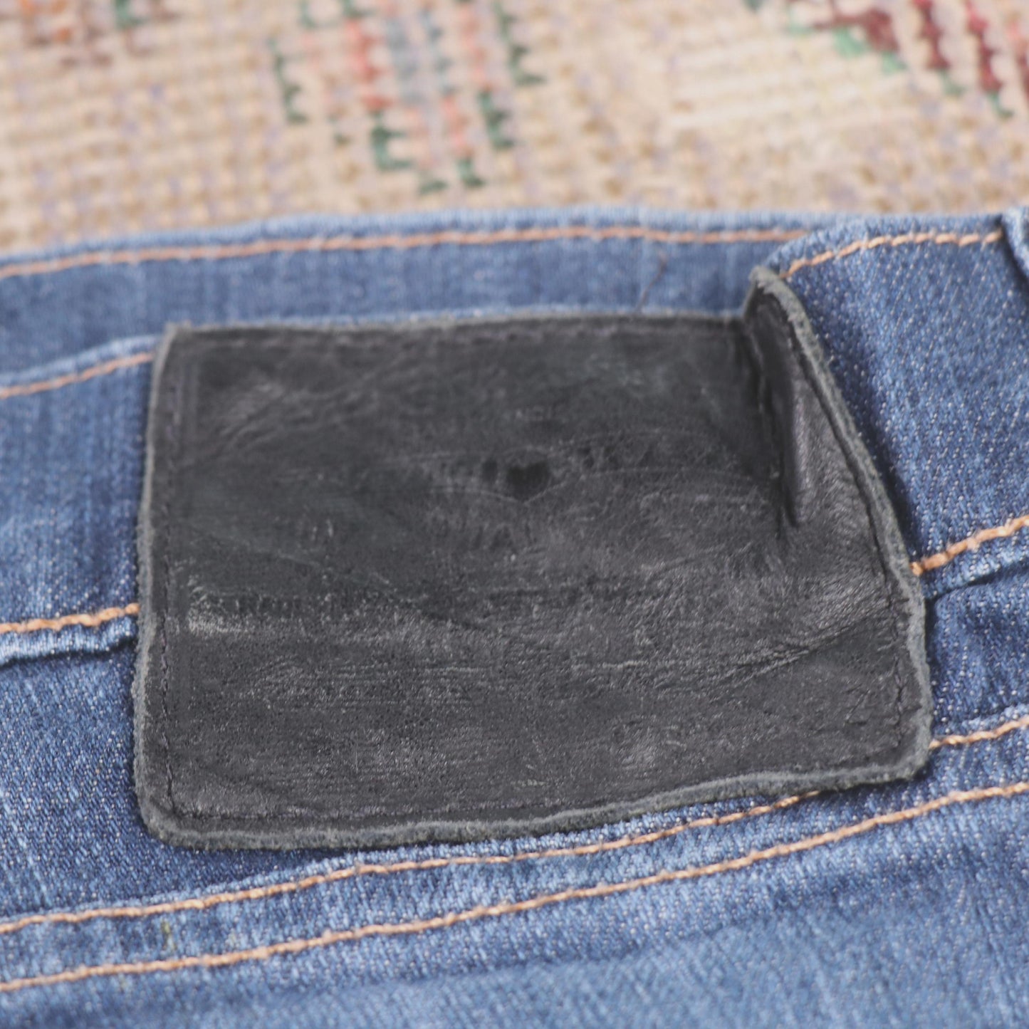 Levi's W34 L31 Slim Fit Blue Denim Jeans
