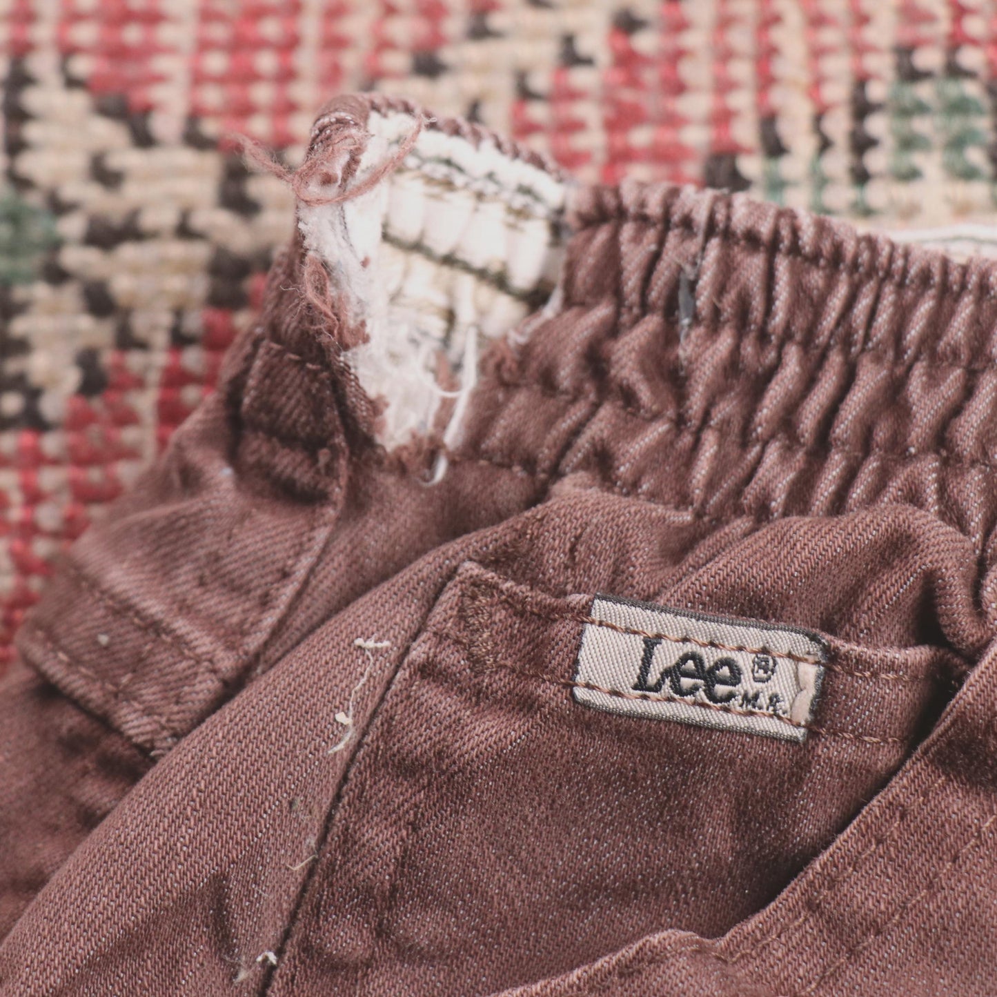 Lee W30 L30 Straight Leg Loose Fit Brown Denim Jeans