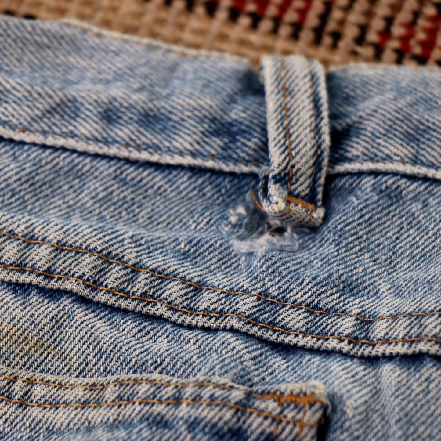 Wrangler W34 L31 Straight Leg Blue Denim Jeans