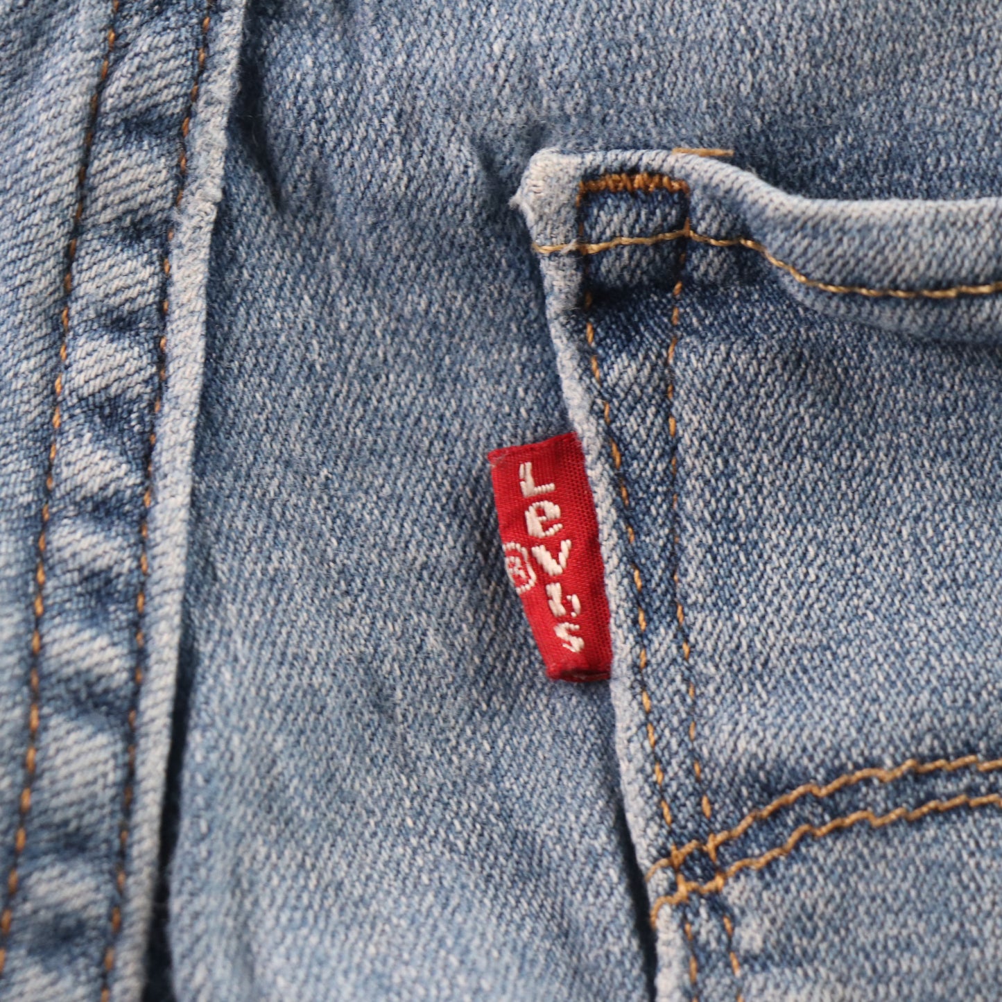 Levi's 721 Red Tab W26 L28 Skinny Blue Denim Jeans