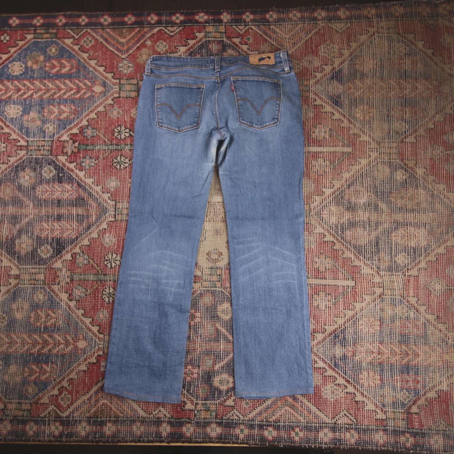 Levi's 570 W32 L28 Tapered Leg Loose Fit Blue Denim Jeans