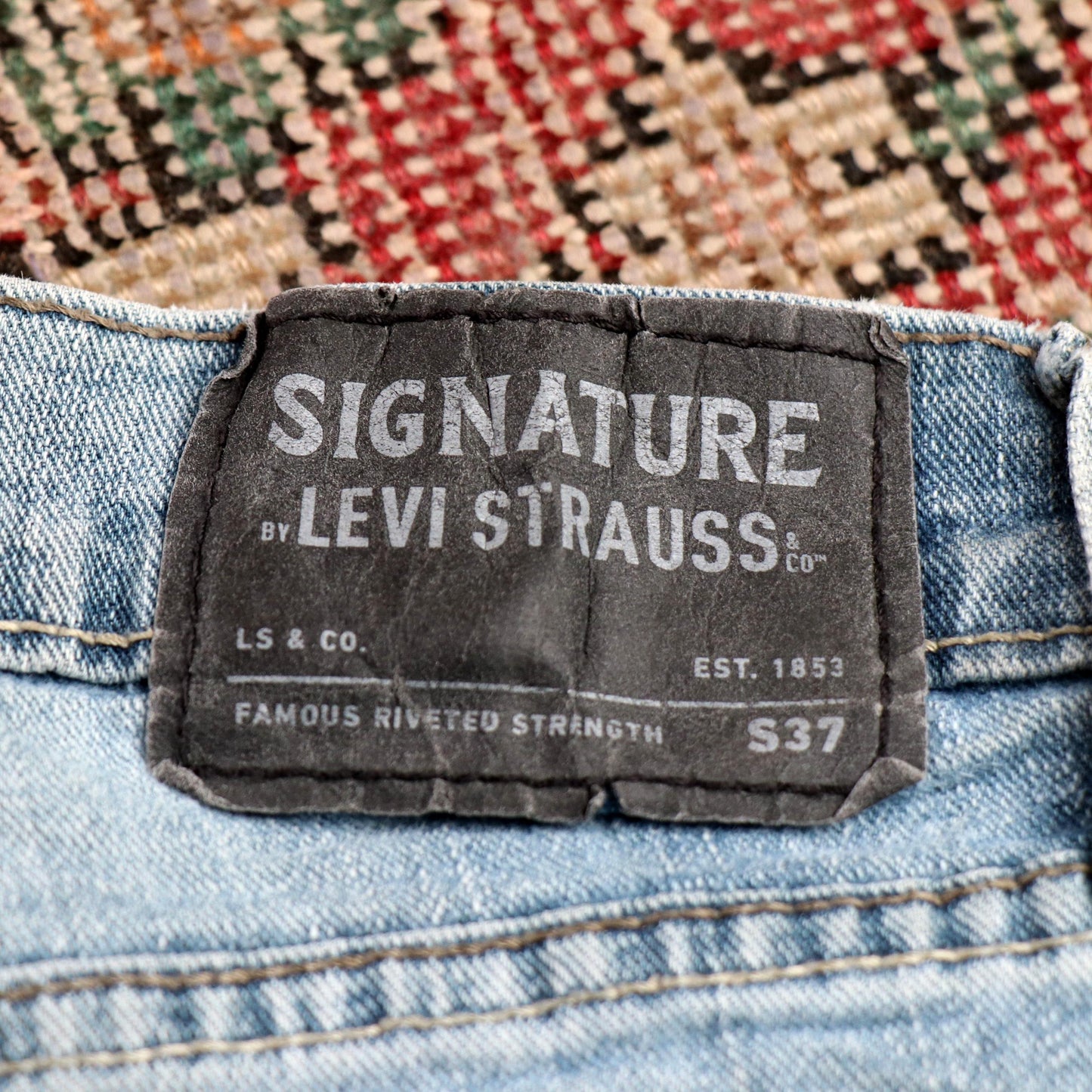 Levi's Signature W30 L30 Slim Fit Blue Denim Jeans