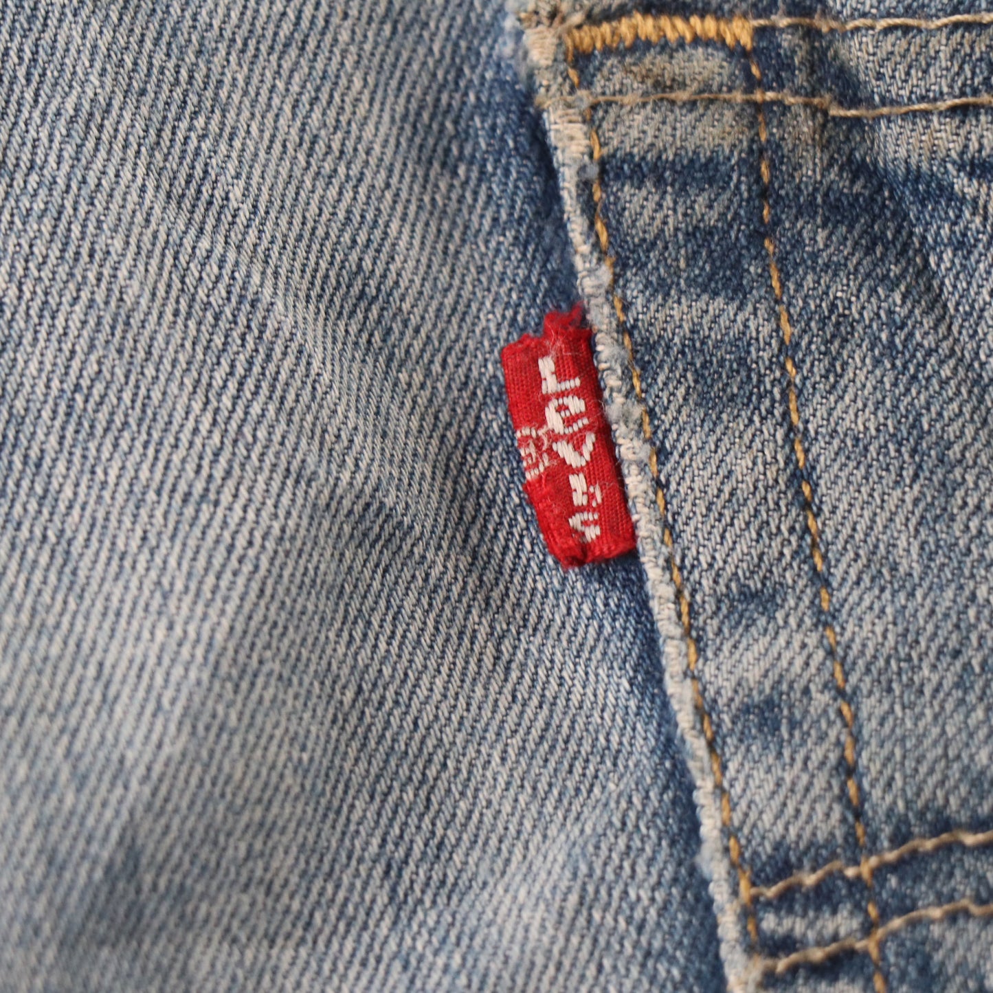 Levi's Red Tab W26 L30 Slim Classic Ripped Style Blue Denim Jeans