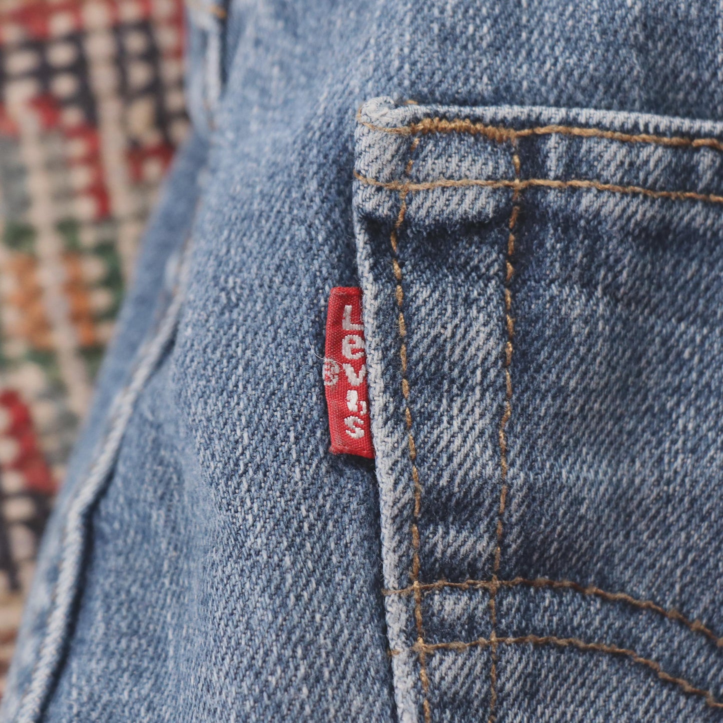 Levi's W26 L25 Straight Leg Blue Denim Jeans