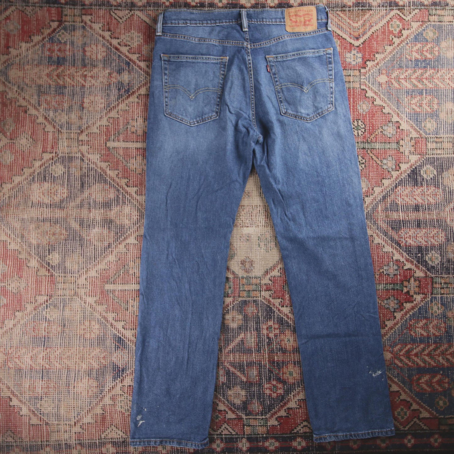 Levi's 514 W34 L31 Straight Leg Blue Denim Jeans