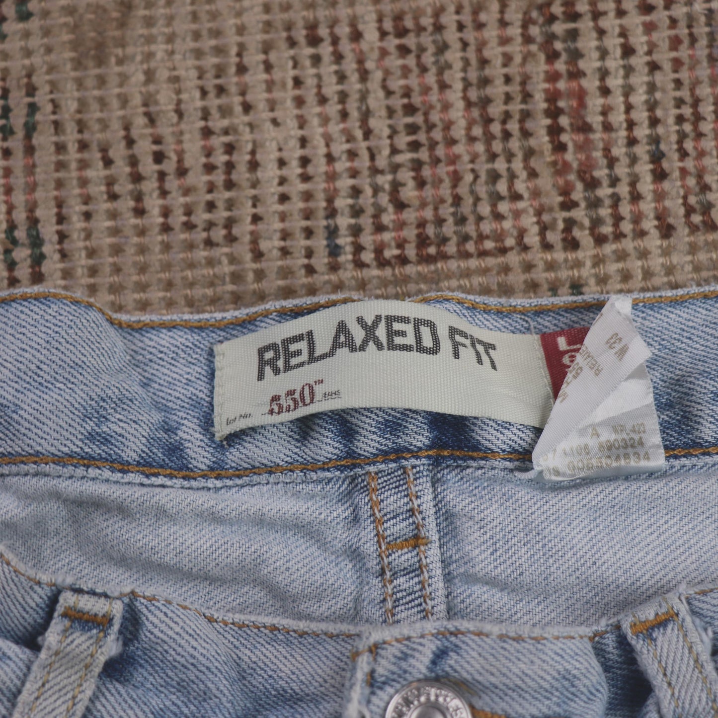 Levi's 550 W30 L28 Tapered Leg Relaxed Fit Blue Denim Jeans
