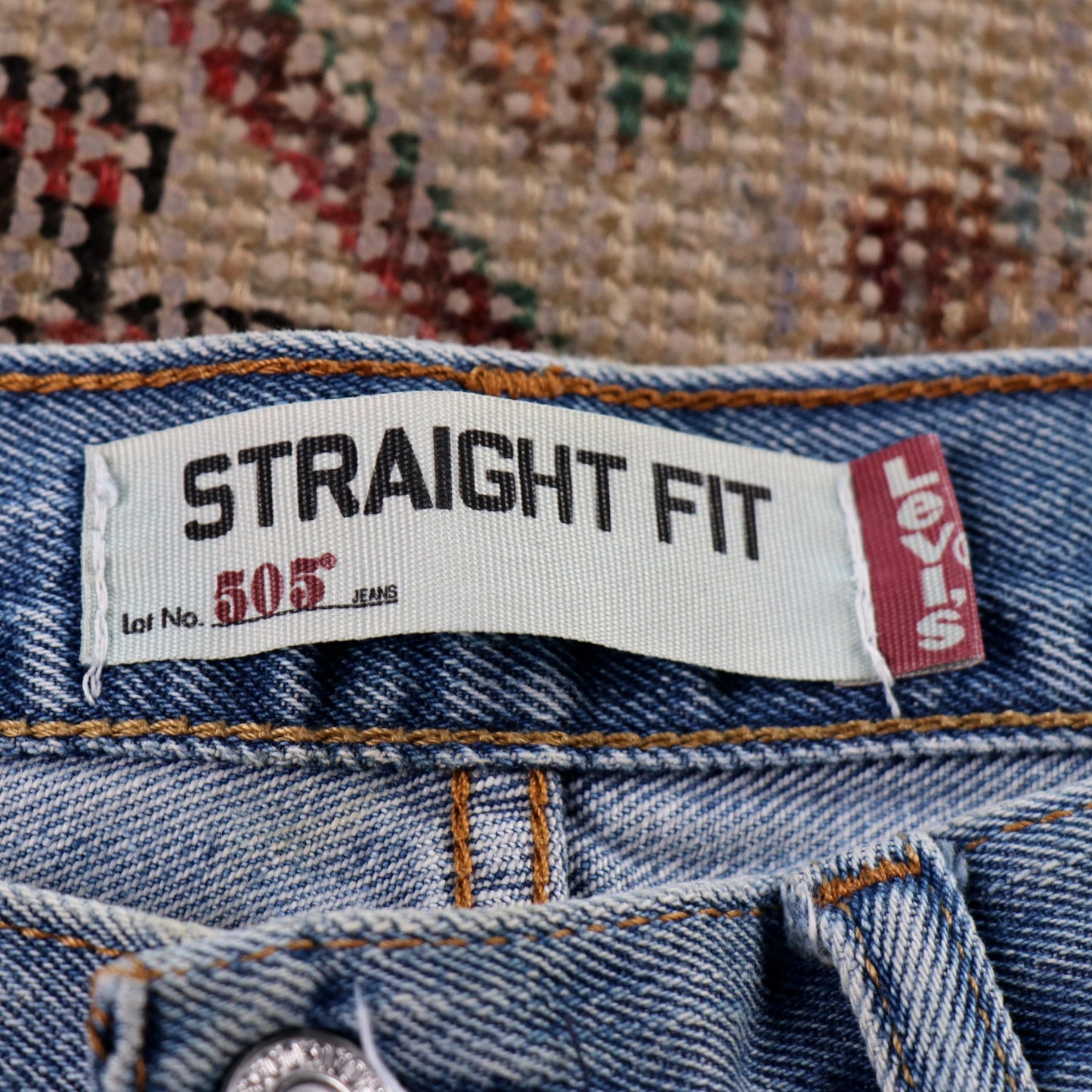 Levi's 505 W30 L31 Straight Leg Regular Fit Blue Denim Jeans