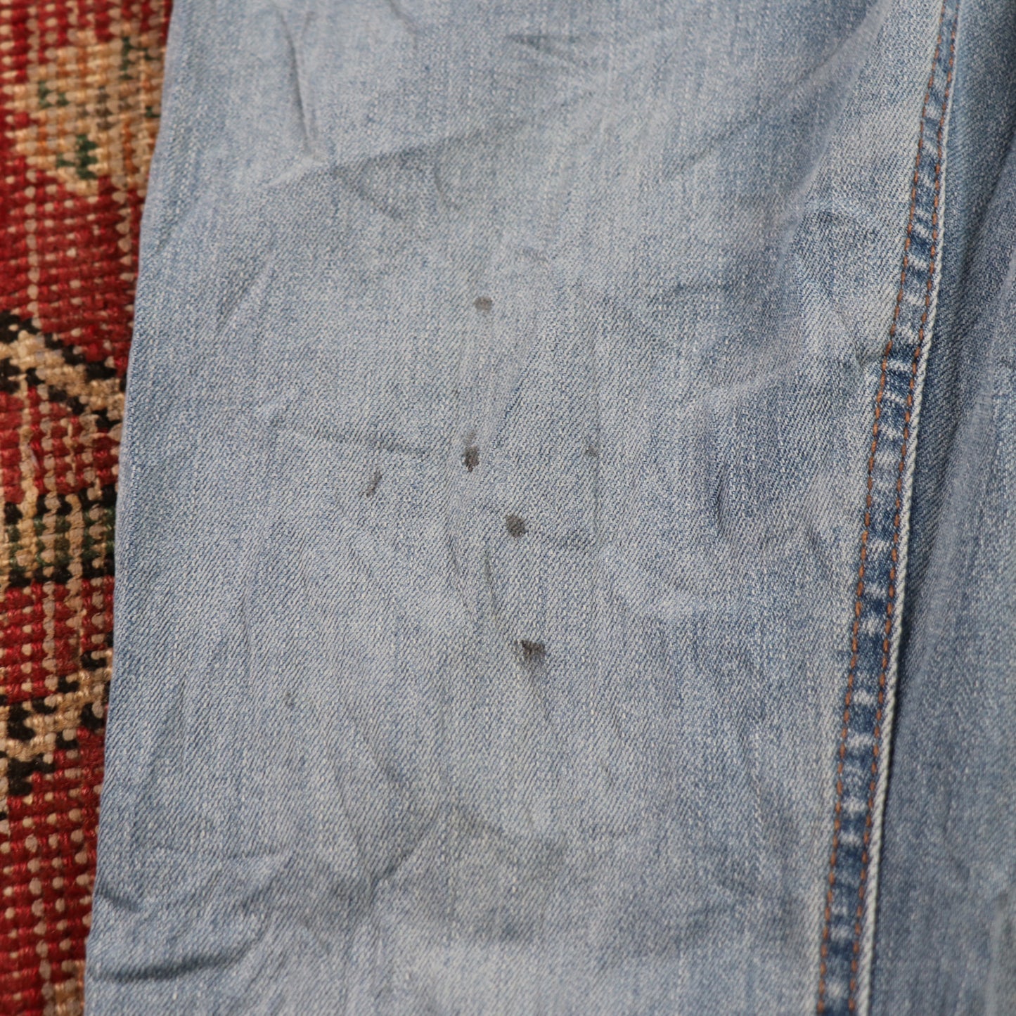Levi's 514 W26 L29 Straight Leg Blue Denim Jeans