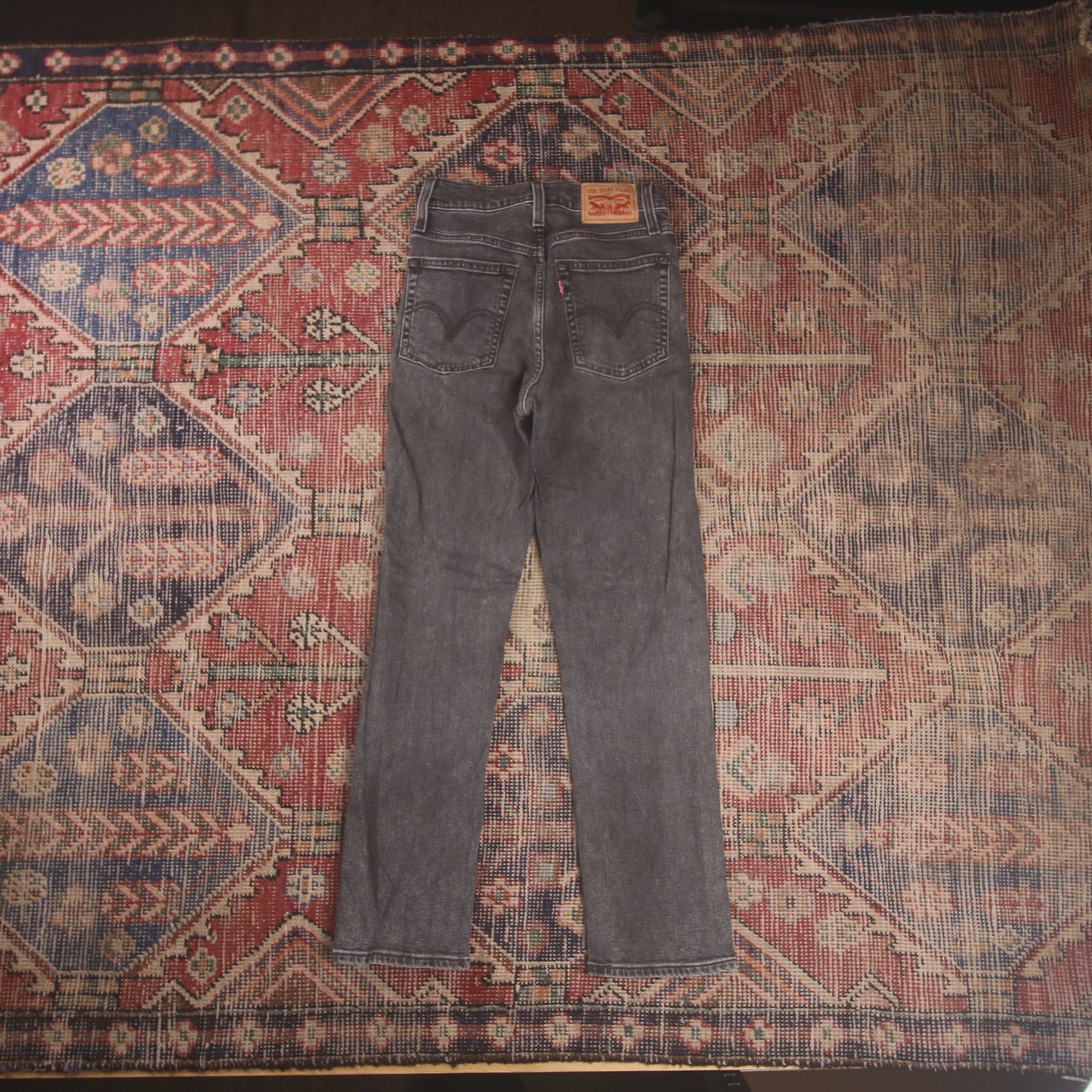 Levi's 501 W24 L26 Original Fit Black Denim Jeans