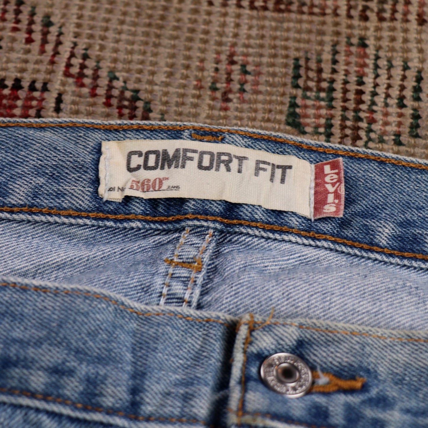 Levi's 560 W26 L29 Comfort Fit Blue Denim Jeans