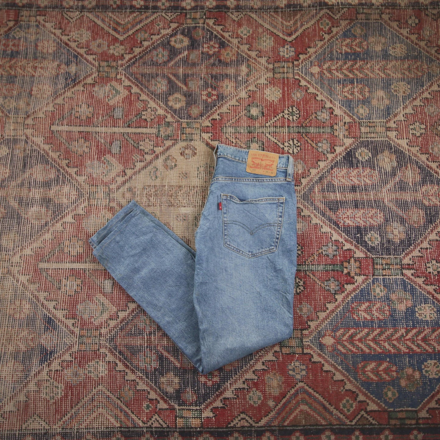 Levi's 511 W34 L28 Slim Fit Blue Denim Jeans