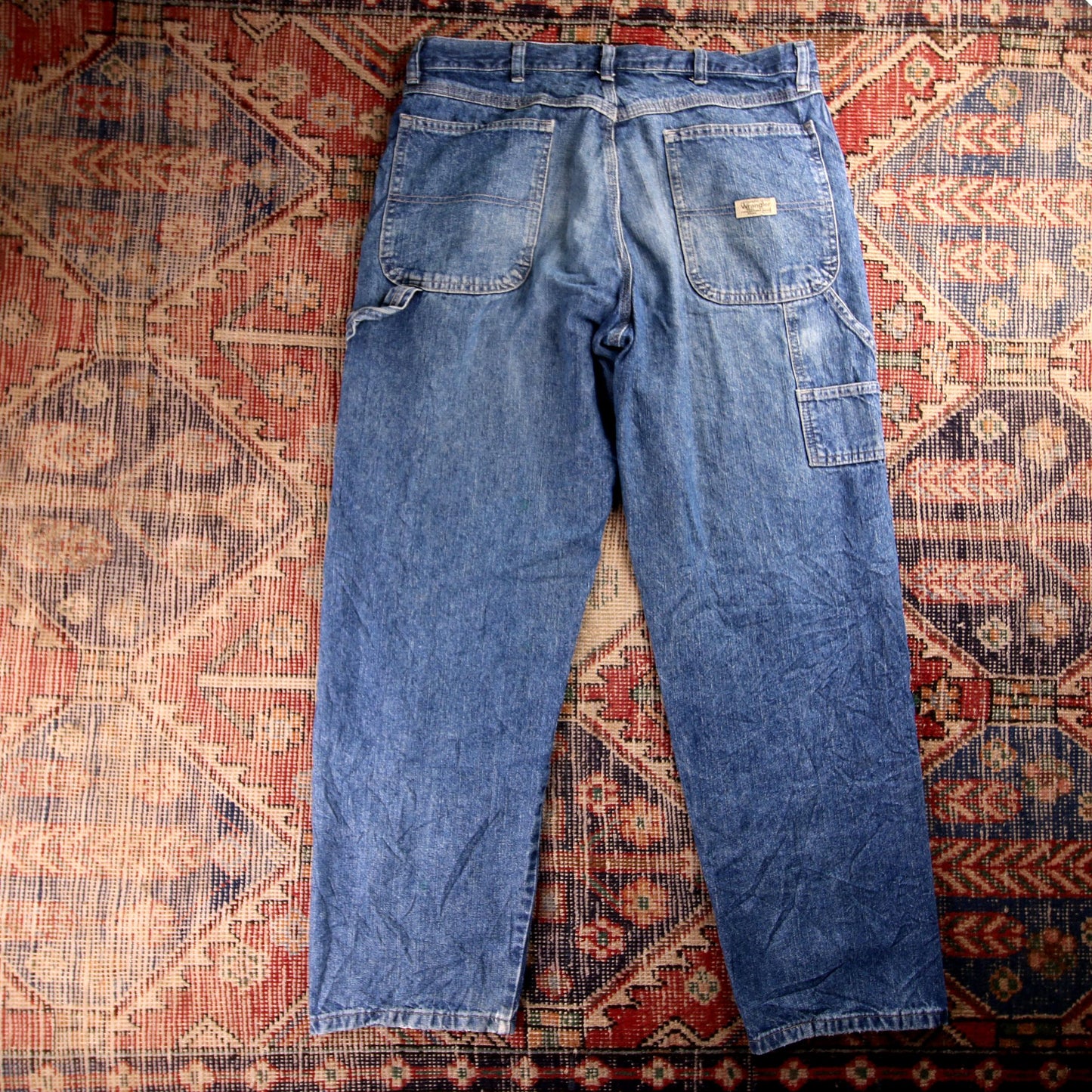 Wrangler W38 L30 Carpenter Blue Denim Jeans