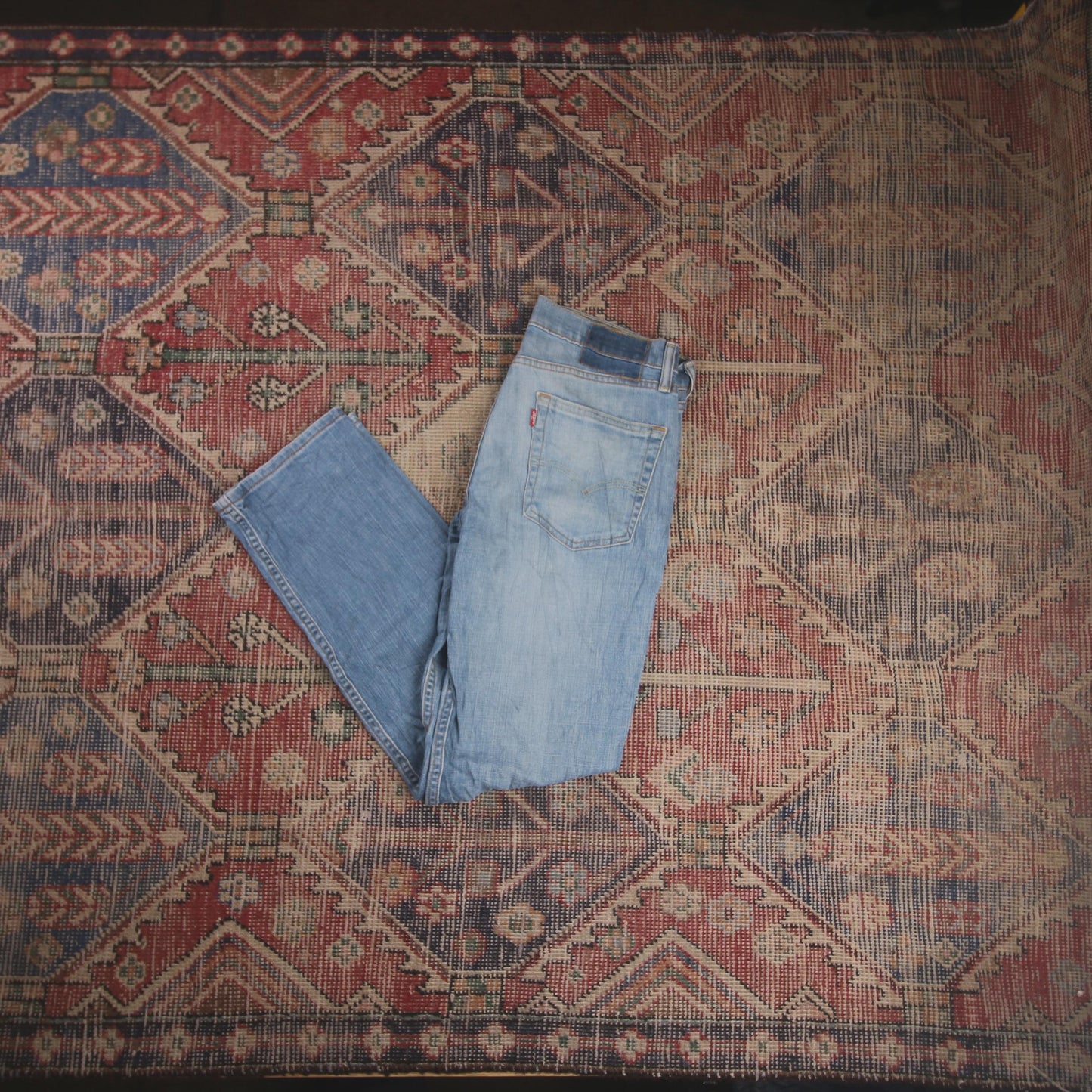 Levi's W30 L29 Straight Leg Blue Denim Jeans