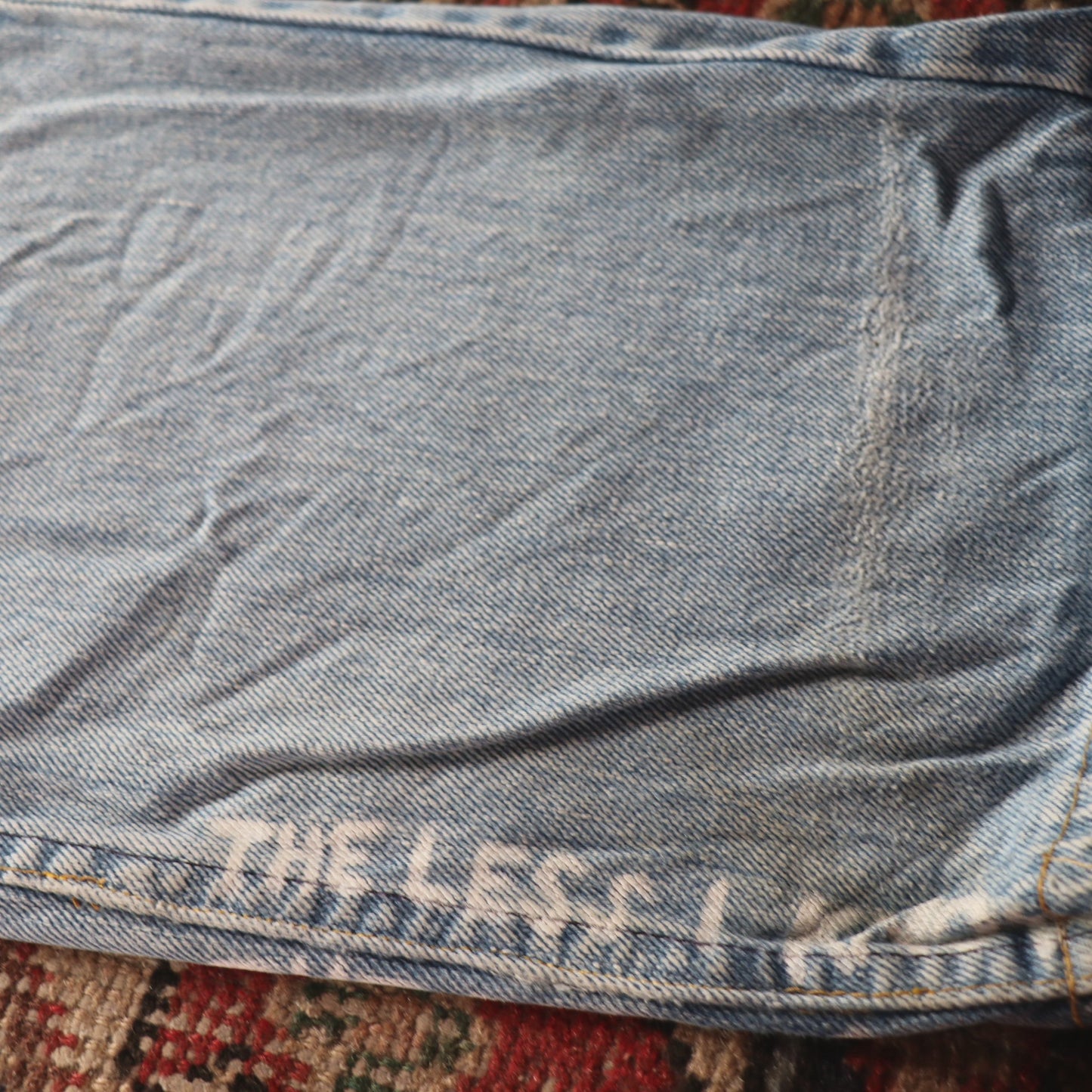 Levi's 501 Orange Tab W26 L34 Original Fit Blue Denim Jeans