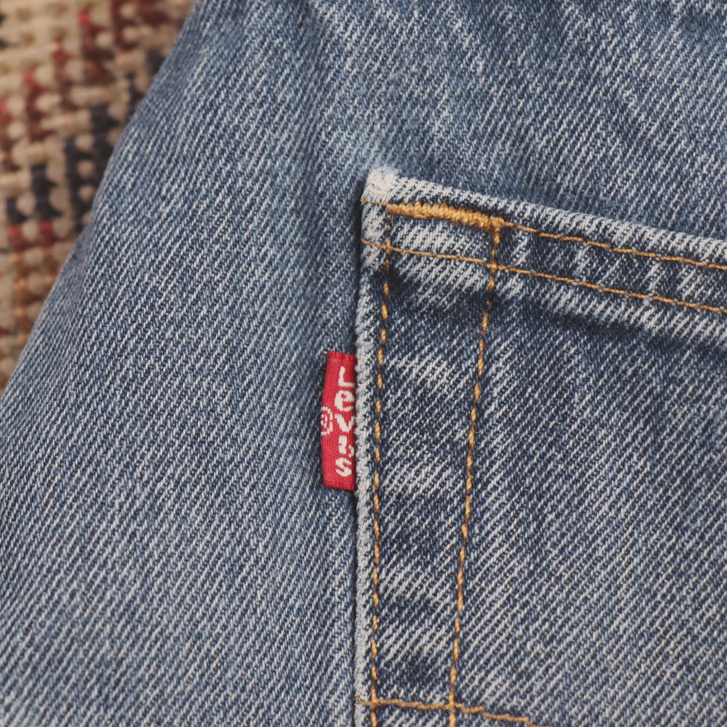 Levi's 505 W34 L31 Straight Leg Regular Fit Blue Denim Jeans