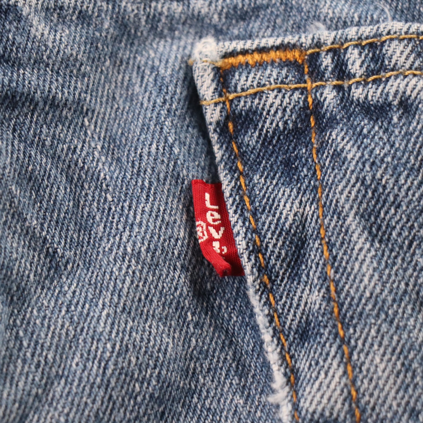 Levi's 516 Red Tab W32 L28 Straight Leg Blue Denim Jeans