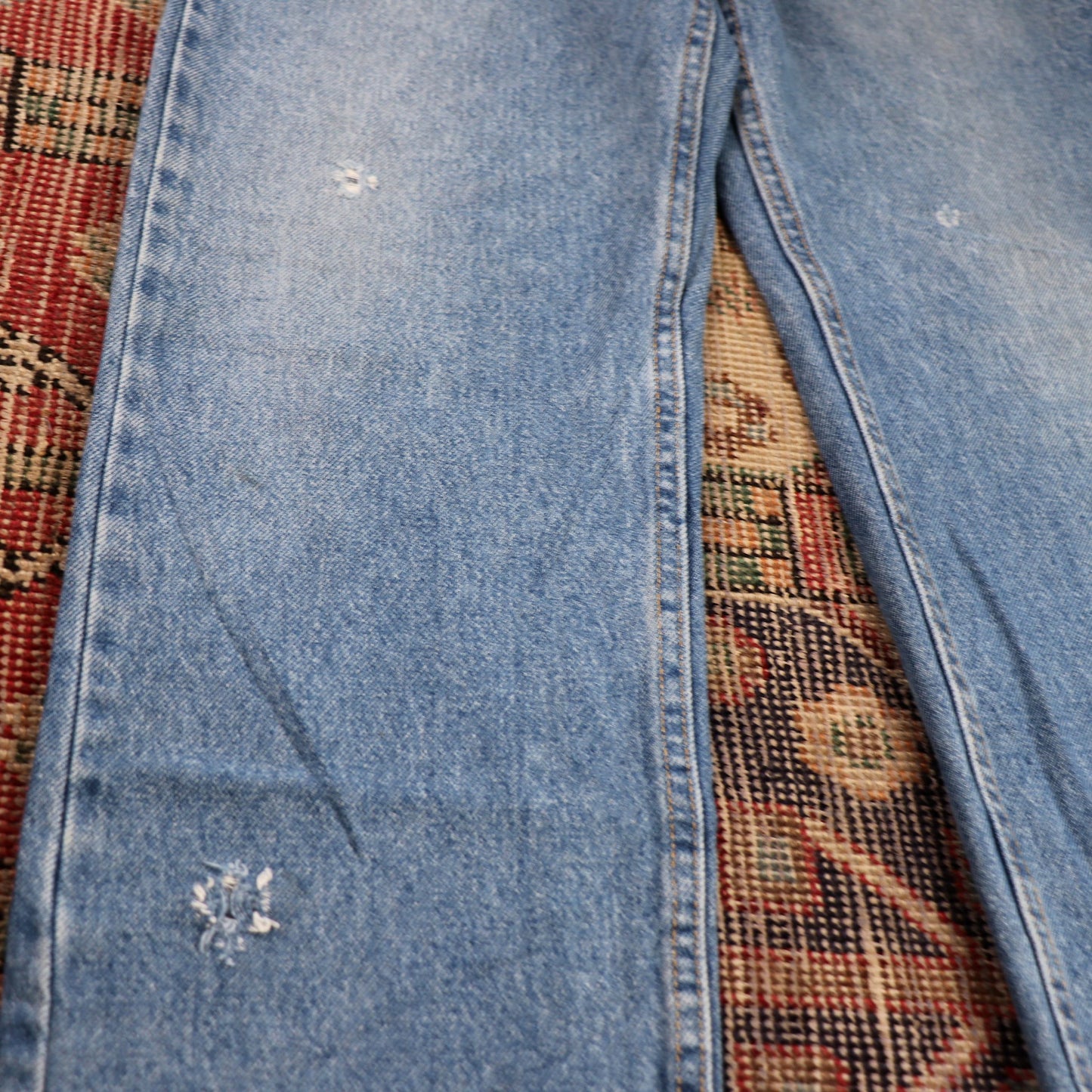 Lee W30 L29 Straight Leg Relaxed Fit Blue Denim Jeans
