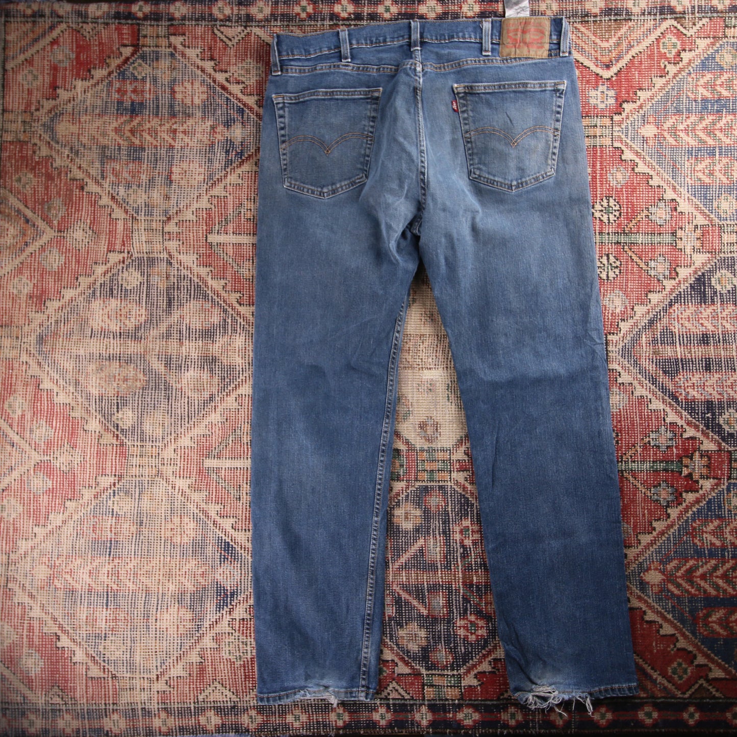 Levi's Red Tab W38 L31 Straight Leg Blue Denim Jeans