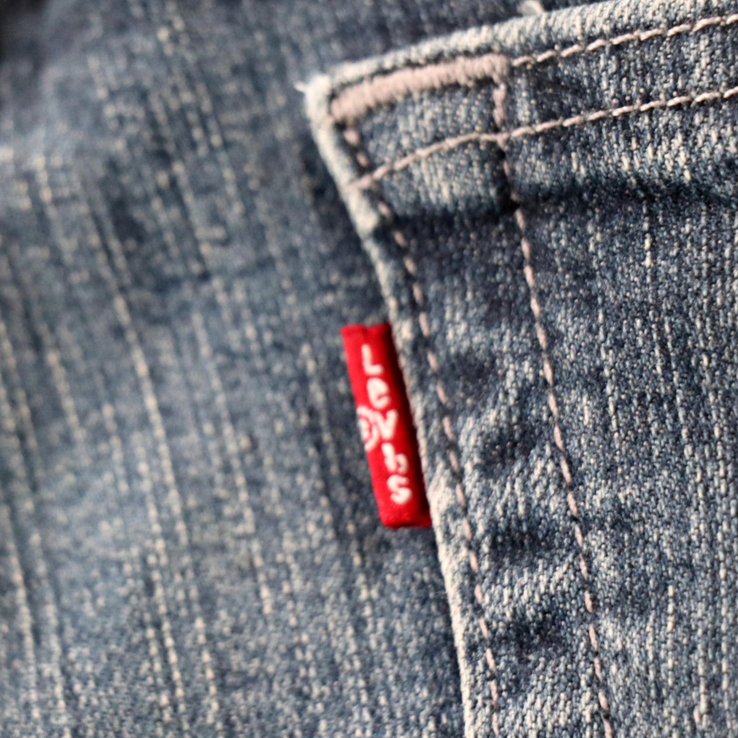 Levi's 559 Red Tab W34 L35 Straight Leg Relaxed Fit Blue Denim Jeans