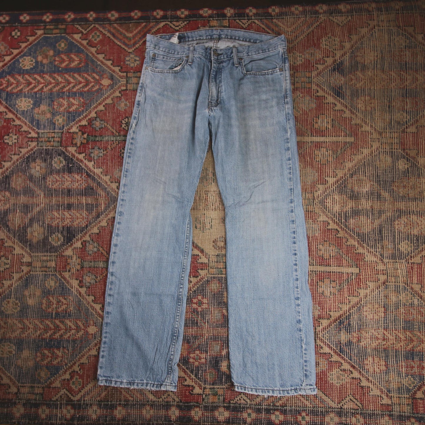 Levi's 514 W34 L29 Straight Leg Blue Denim Jeans