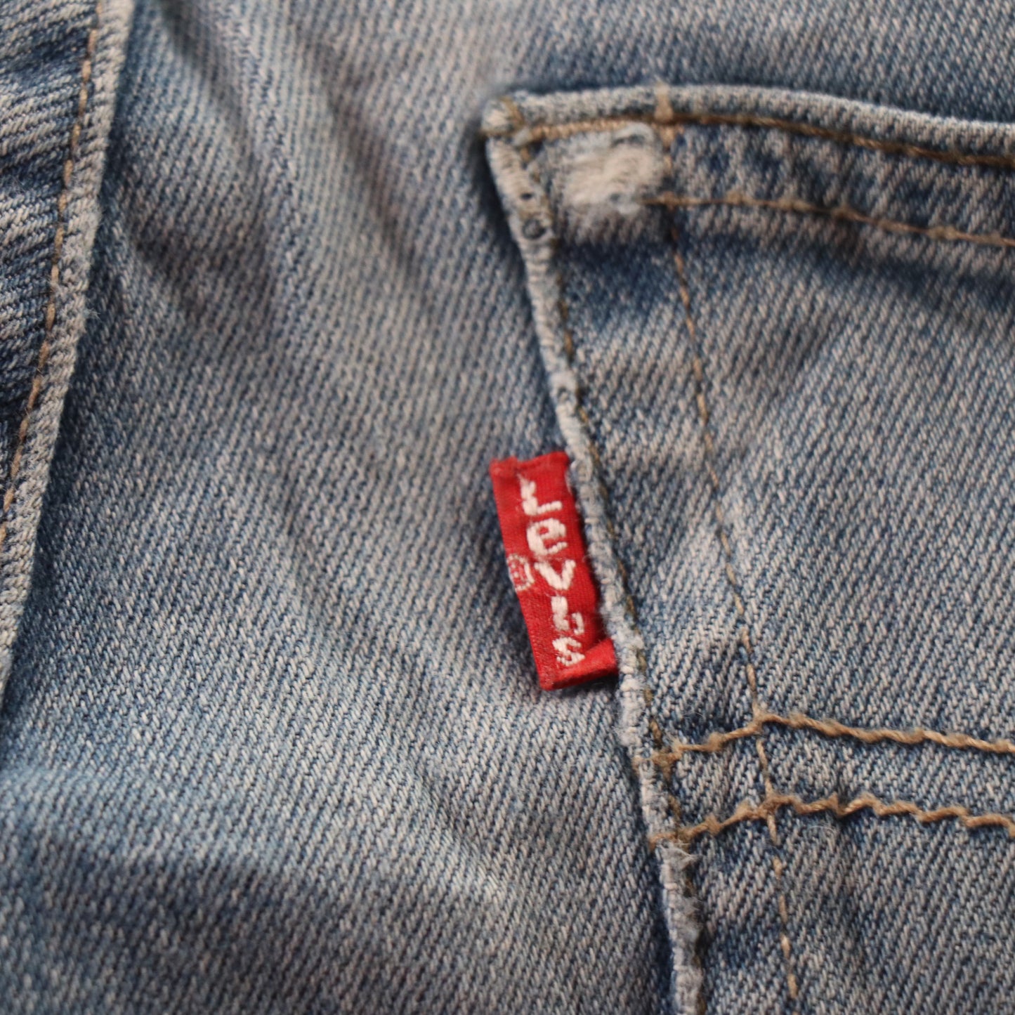 Levi's 511 Red Tab W24 L25 Slim Fit Blue Denim Jeans