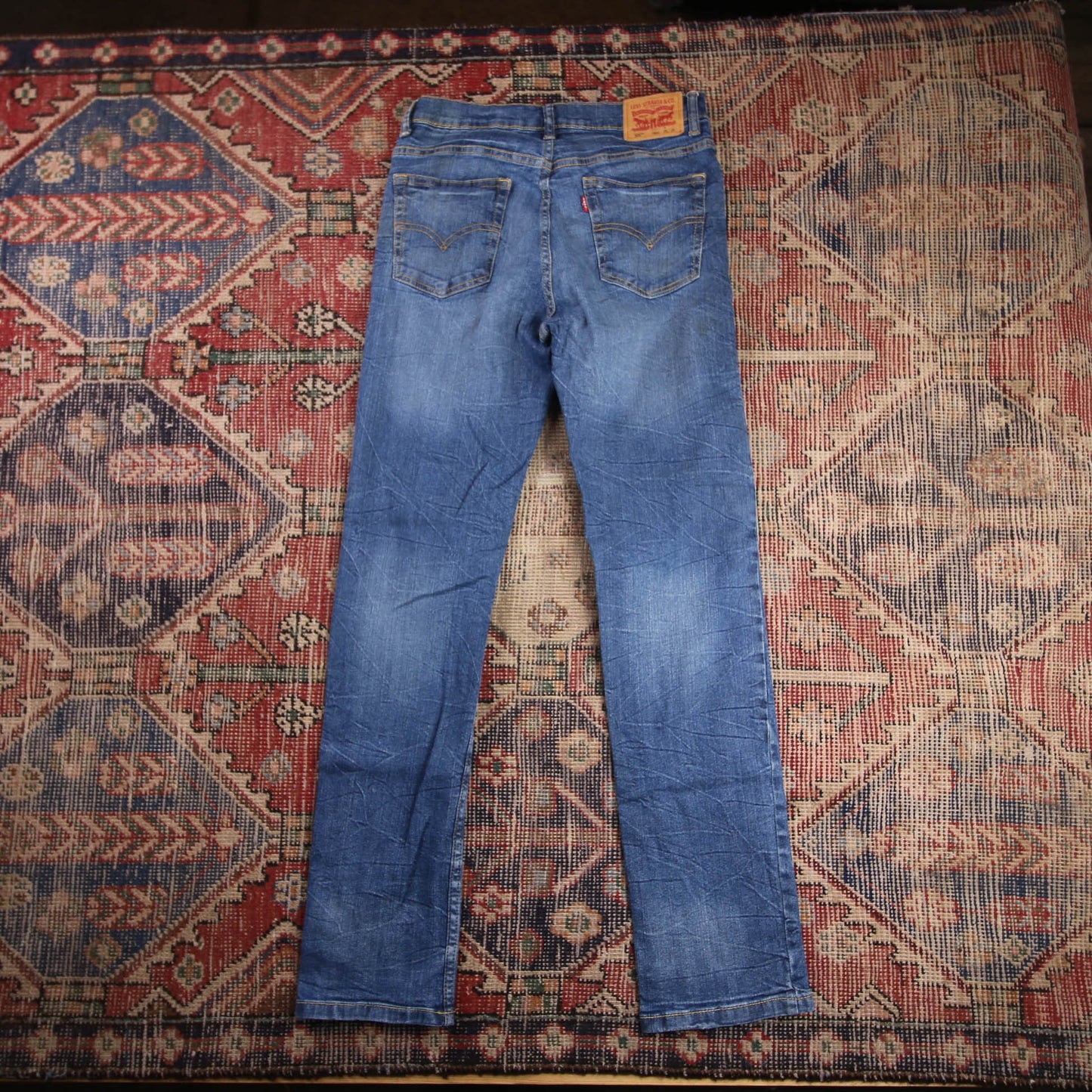 Levi's 502 W30 L30 Tapered Leg Regular Fit Blue Denim Jeans