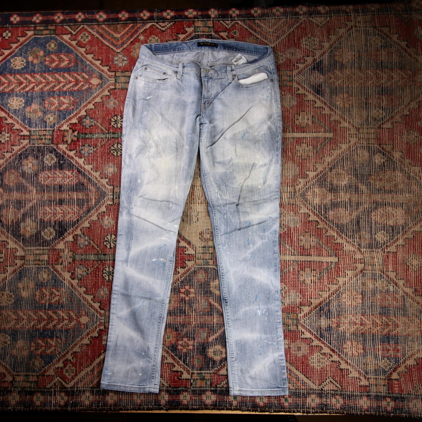 Levi's 524 W34 L31 Bootcut Blue Denim Jeans